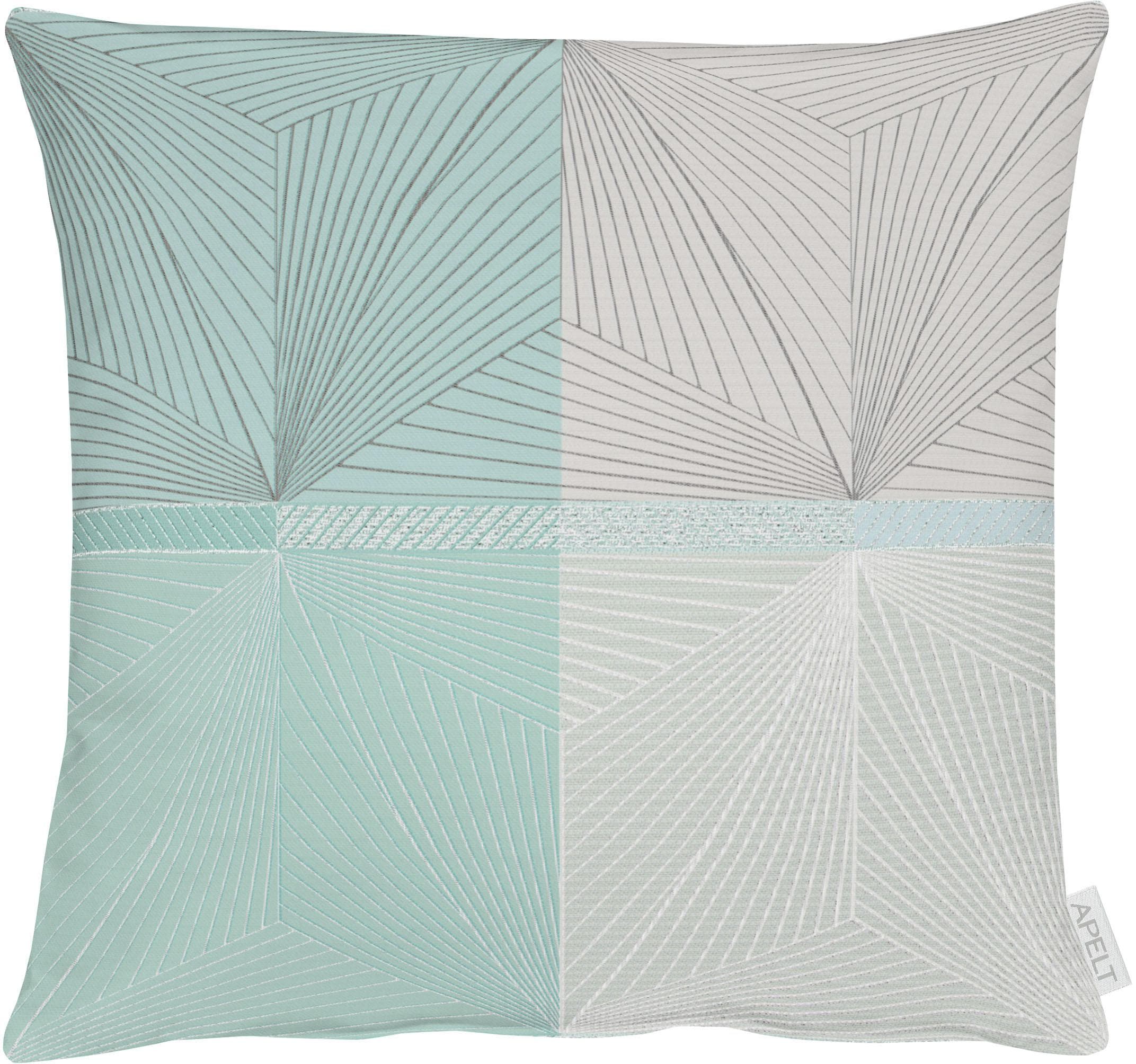 APELT Tobia Dekokissen: Jacquard Stoff, Loft Style, Recyceltes PET