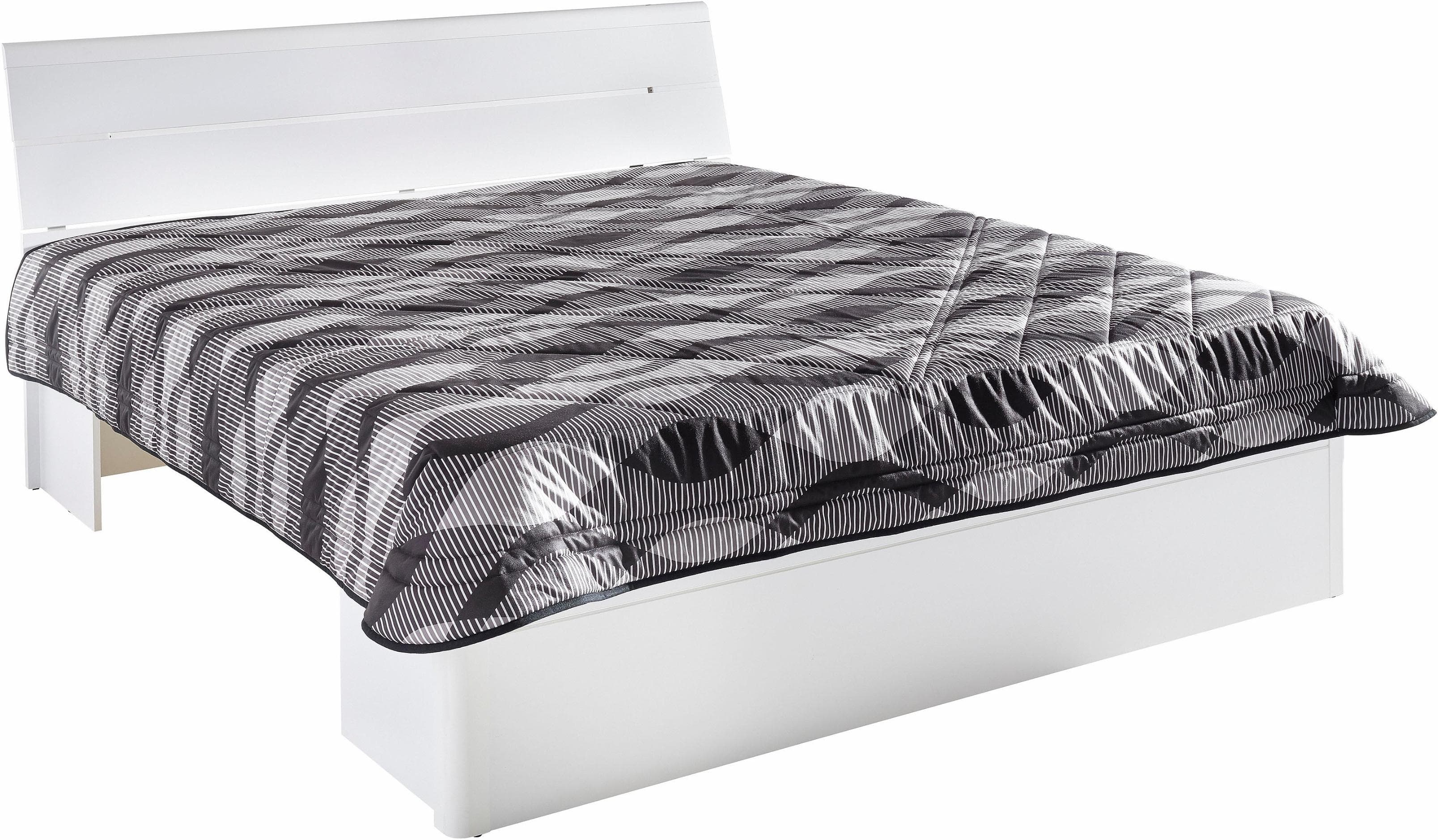 Westfalia Schlafkomfort Tagesdecke Grau Gemustert