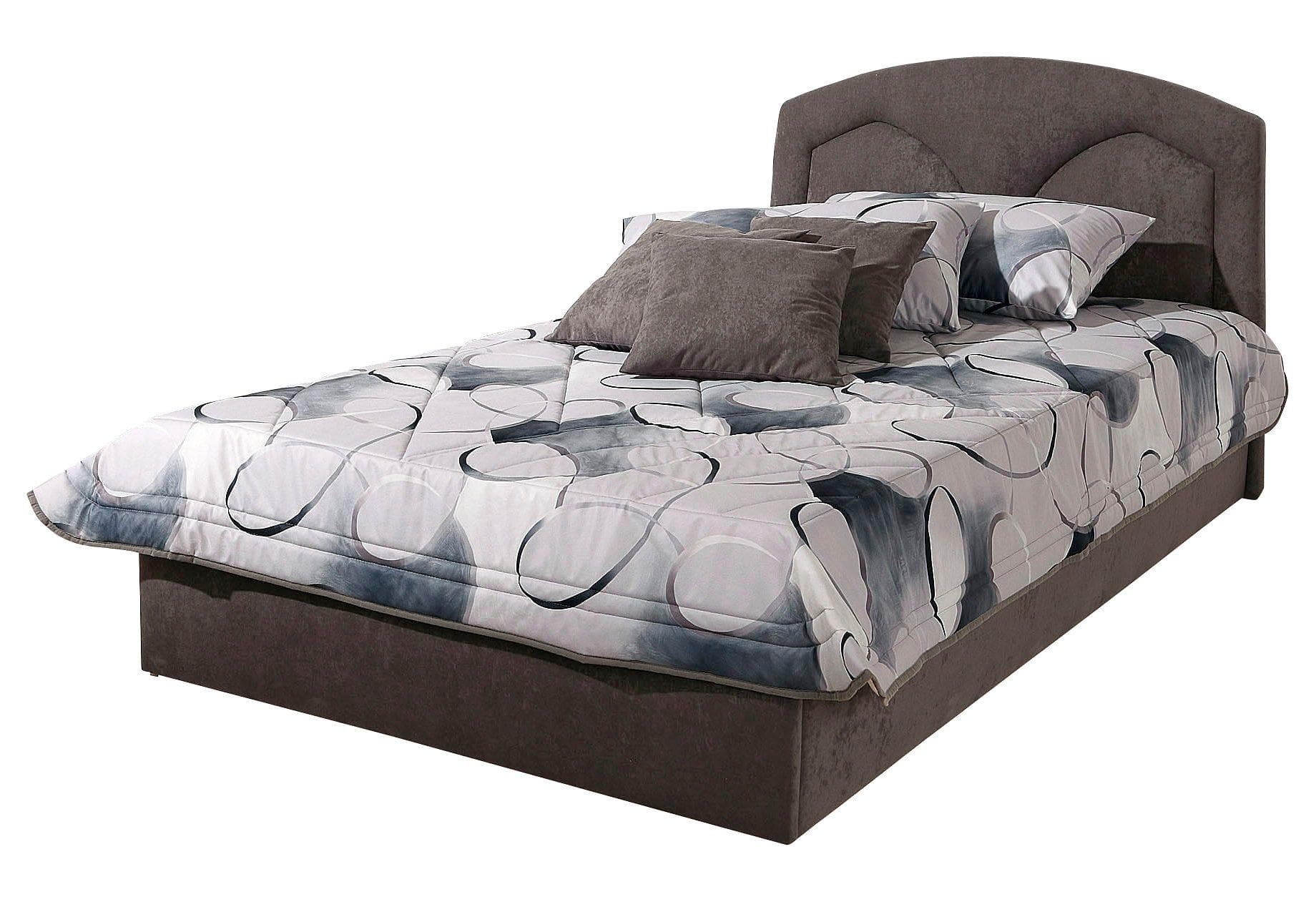 Westfalia Schlafkomfort Tagesdecke Anthrazit Gemustert