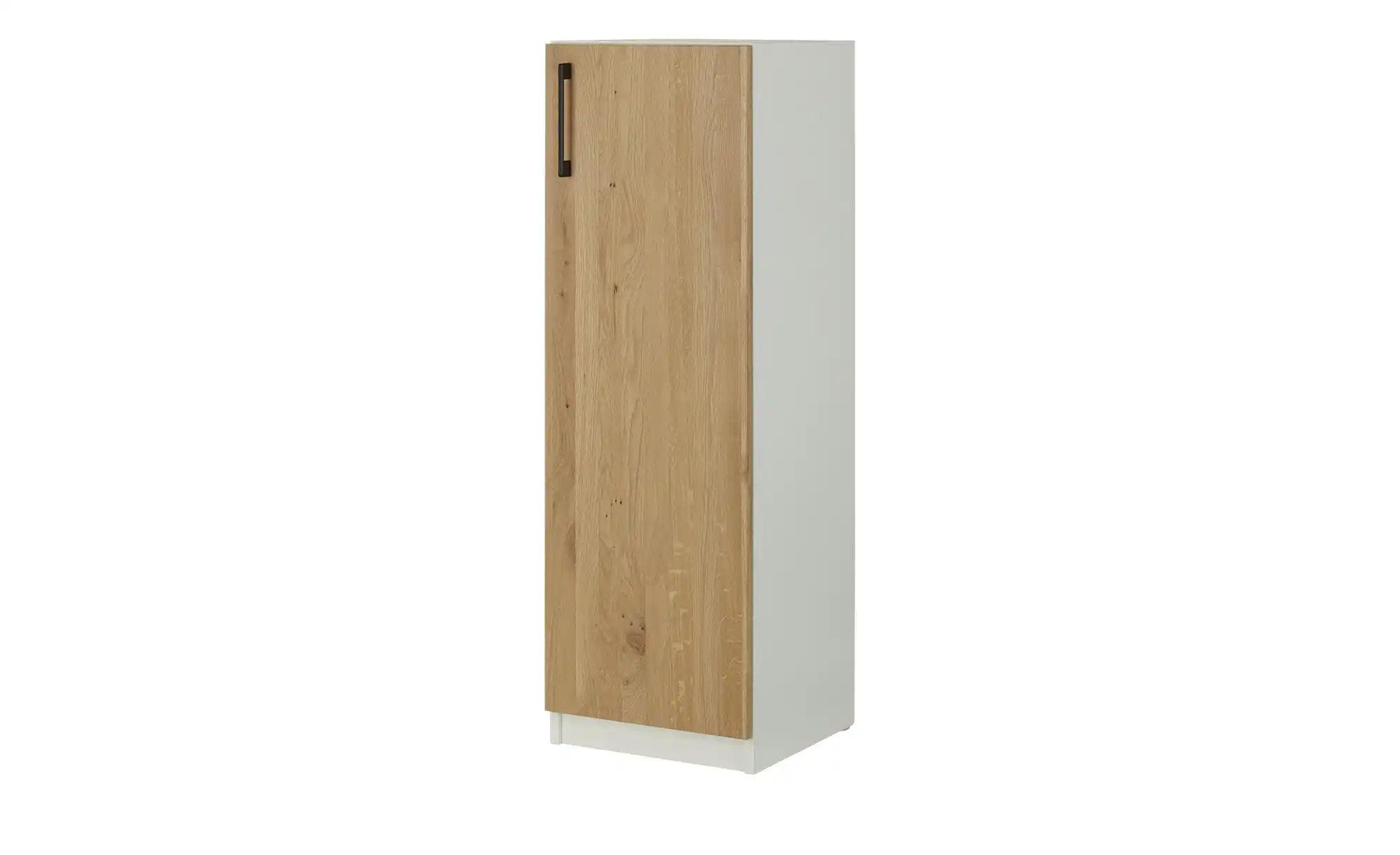Aktenschrank SOLIDLine Weiß Massive Eiche