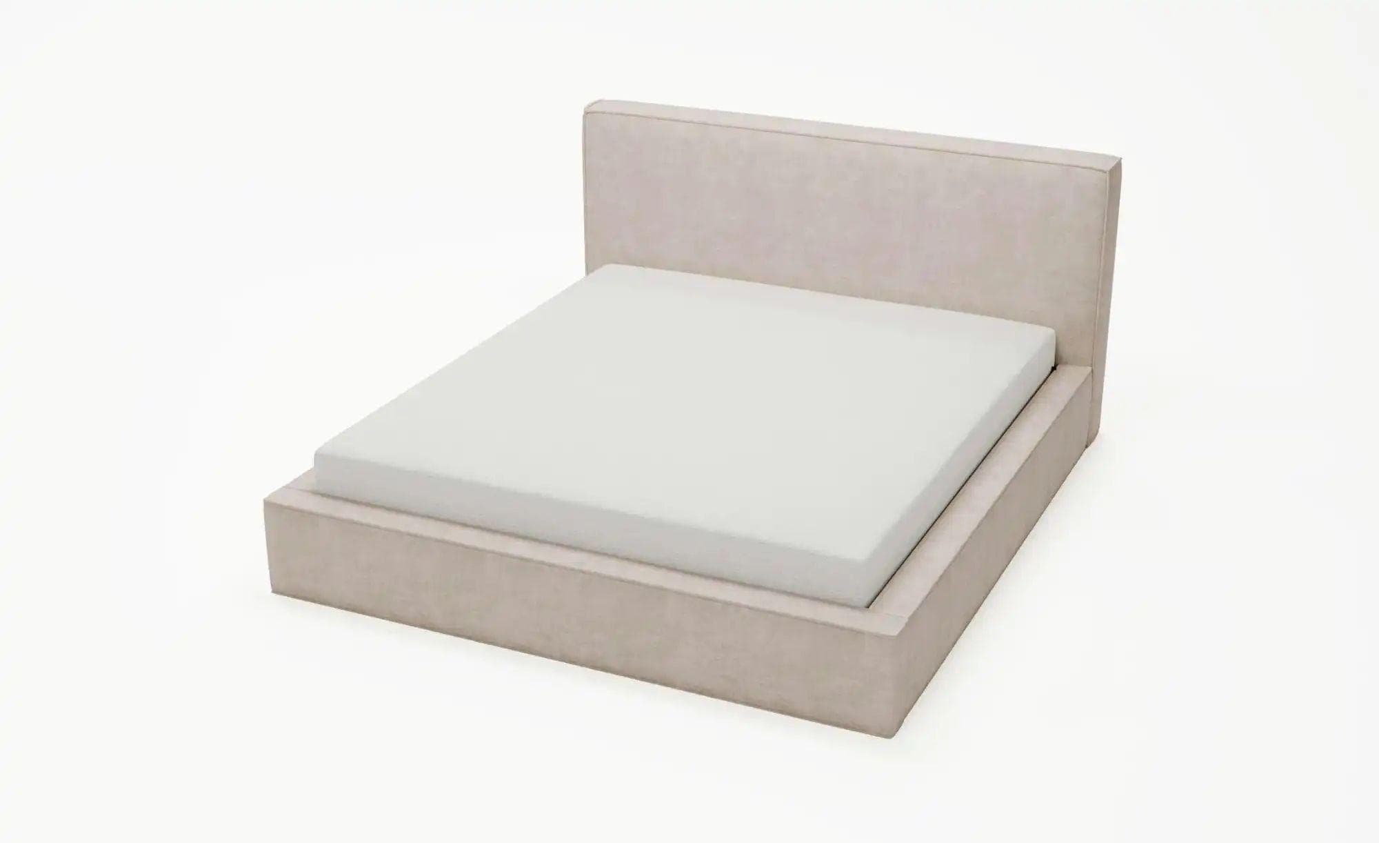 Höffner Polsterbett Malton Beige mit Bettkasten