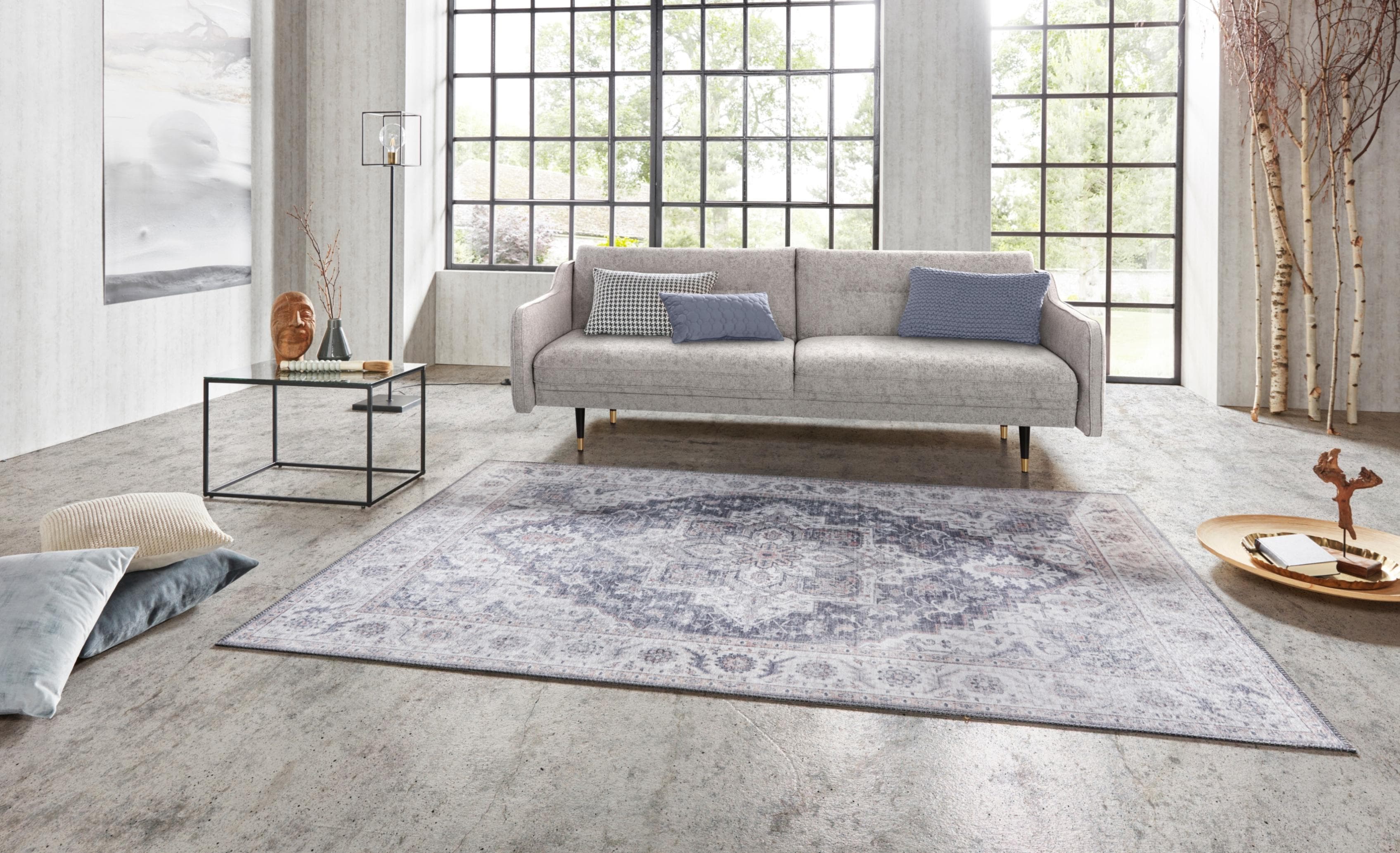 HANSE HOME Teppich Anthea Lila Vintage