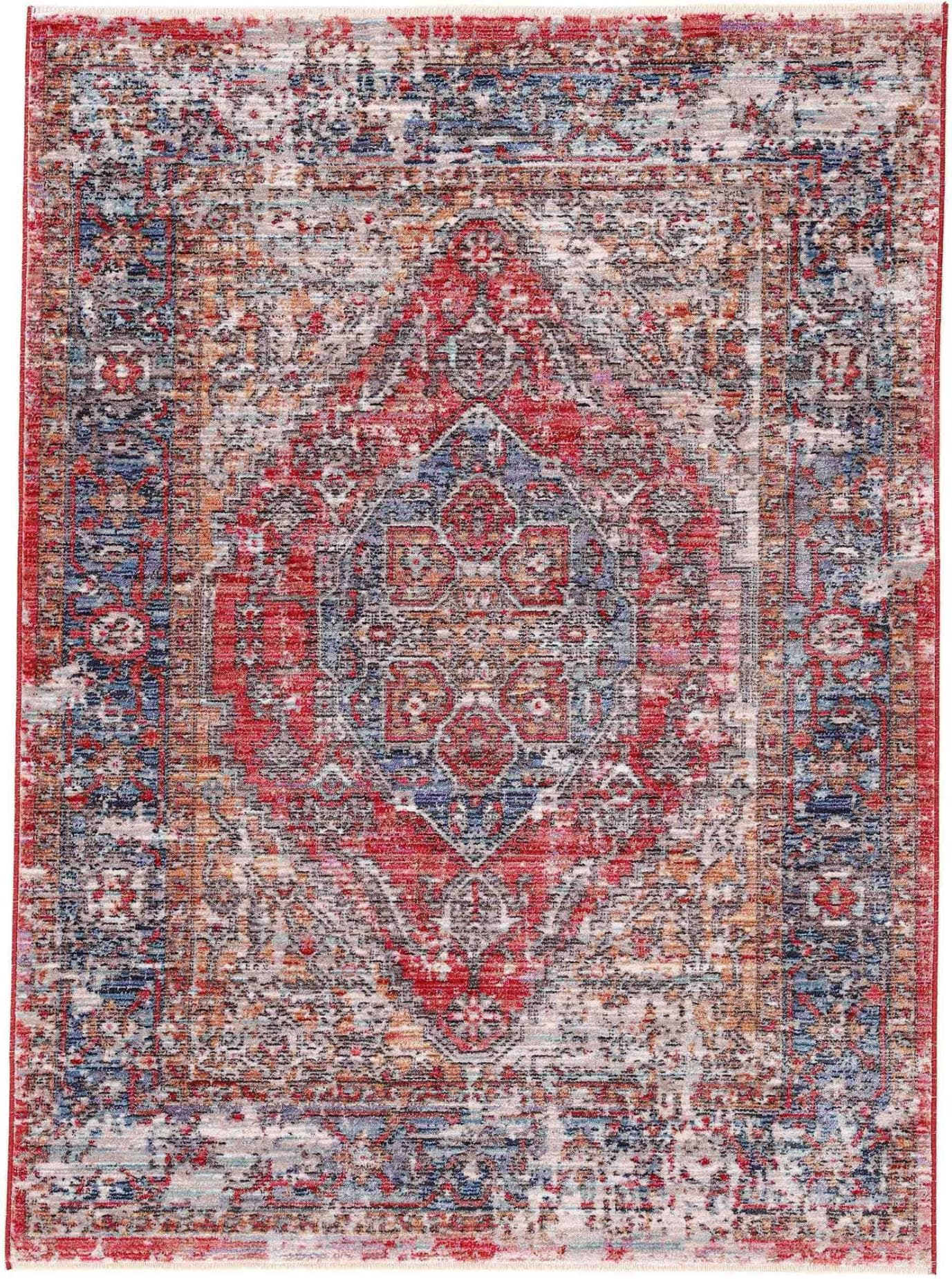 CARPETFINE Phoenix Vintage Teppich Rot Orientalisch