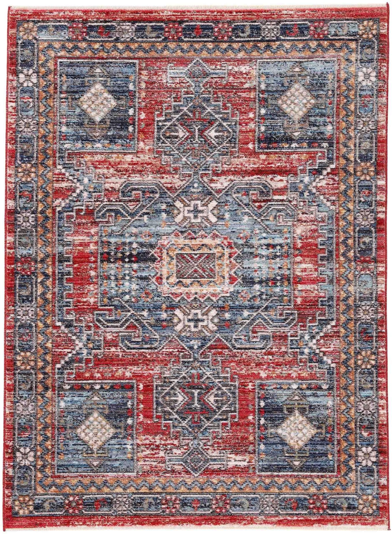 CarpetFine Phoenix Vintage Orient Teppich Rot