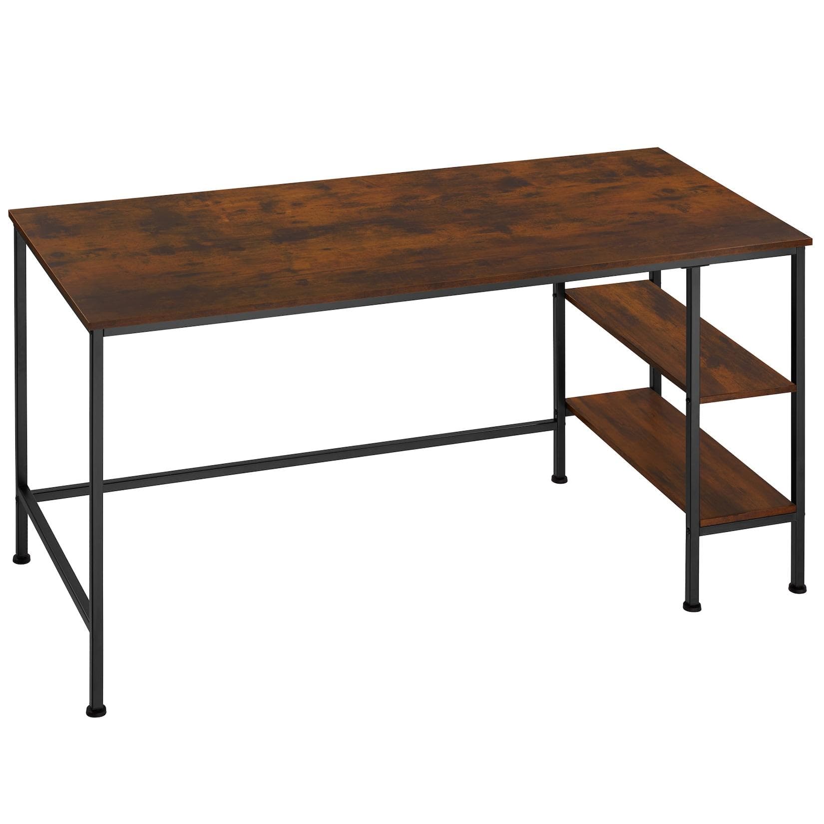 tectake Schreibtisch Computertisch Donegal 140x60x76,5cm