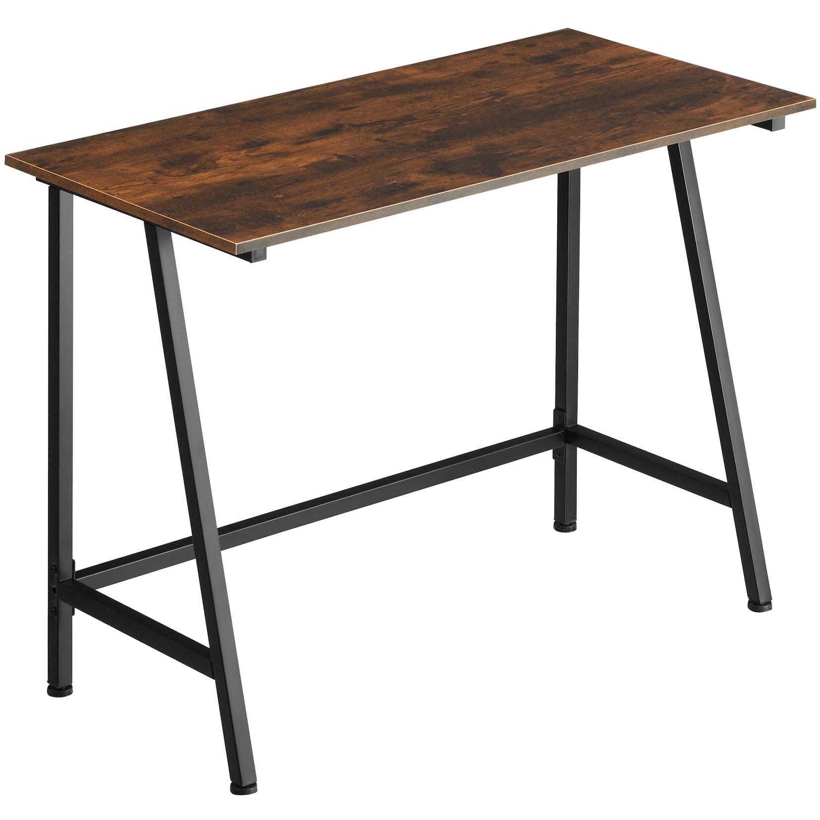 tectake Schreibtisch Newton 1-St. 1 tlg. Industrial Holz Dunkel Rustikal