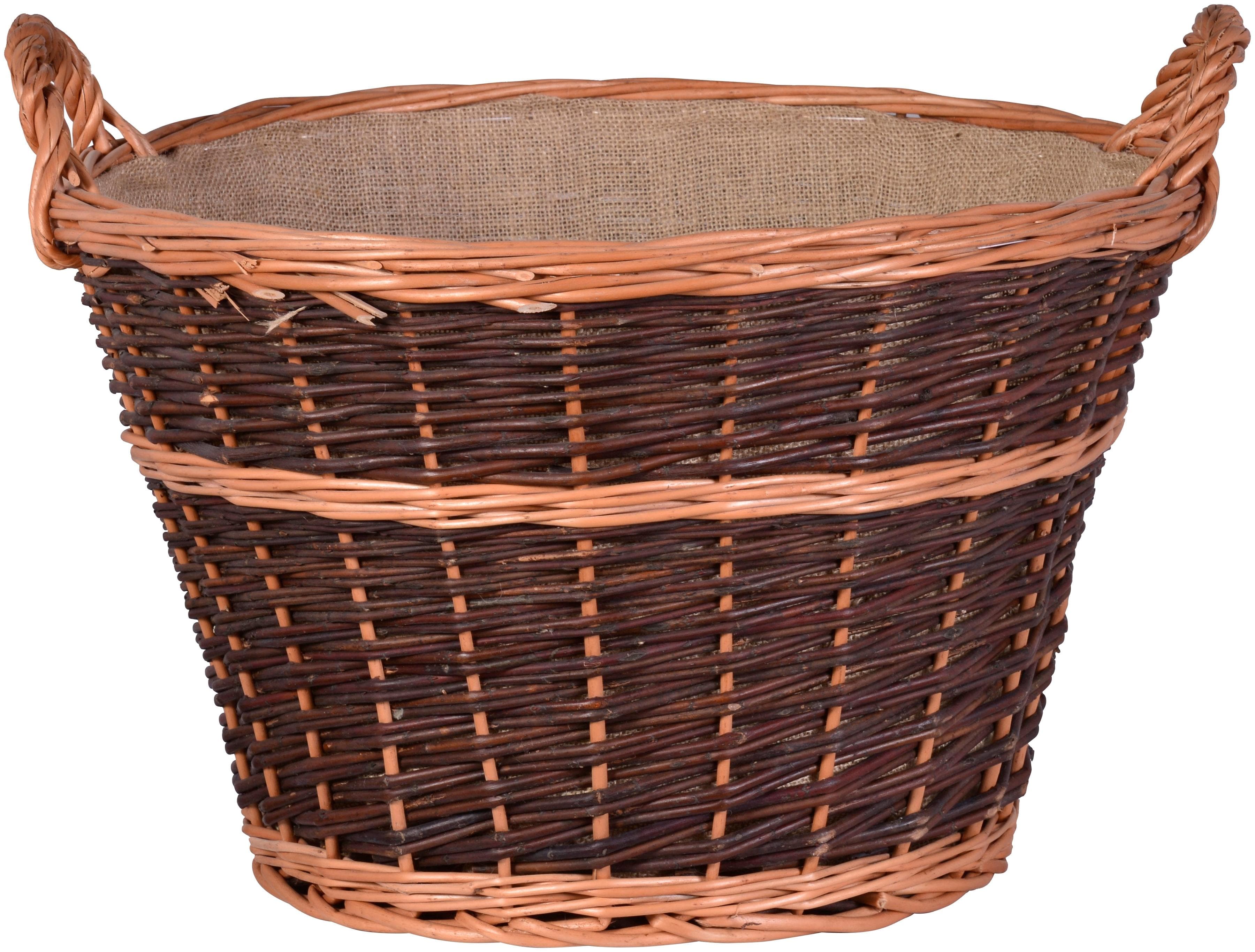 FIREFIX Aufbewahrungsbox Braun Weide Jute