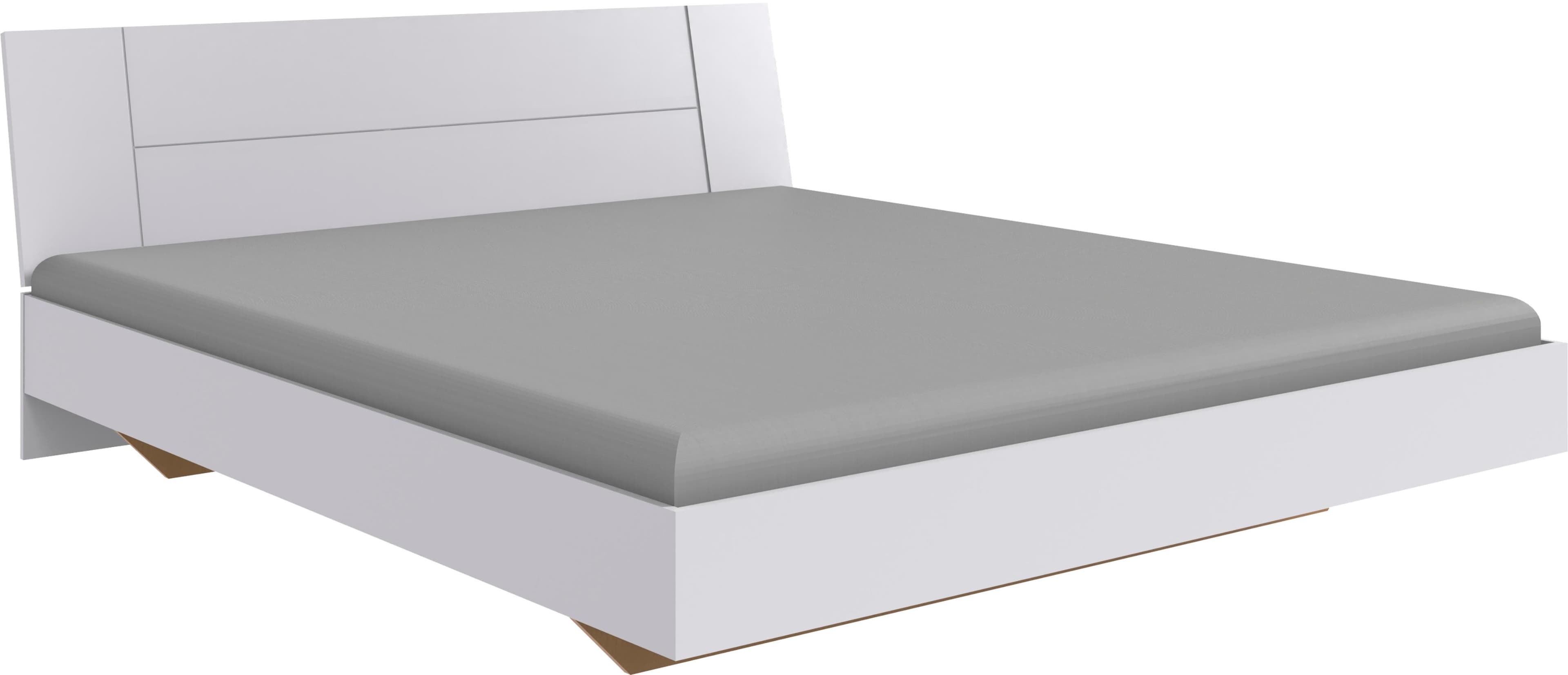 Modernes Futonbett mit elegantem Kopfteil