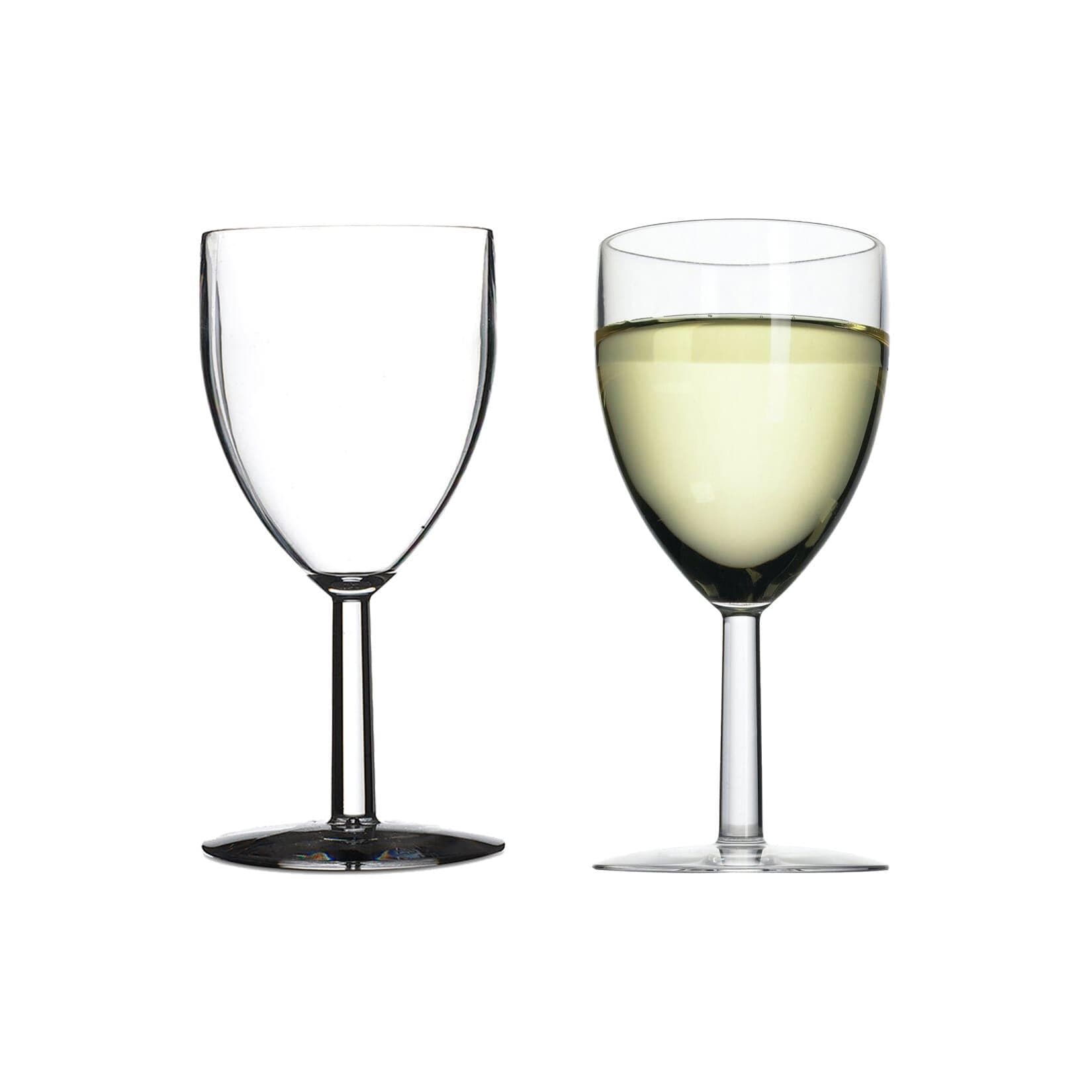 MEPAL Weißweingläser 2 St. Hochwertiger Kunststoff