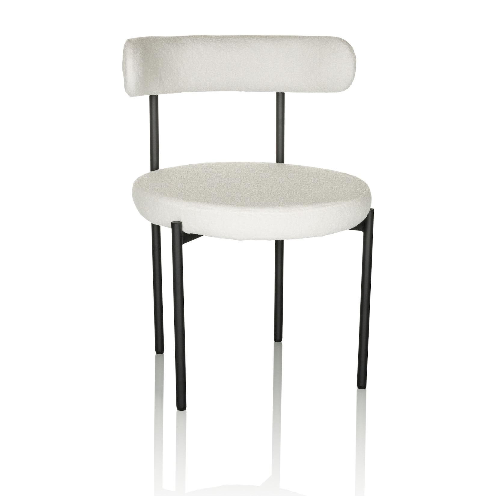 hjh OFFICE Polsterstuhl TEDIO Stoff Skandi-Design Loungestuhl