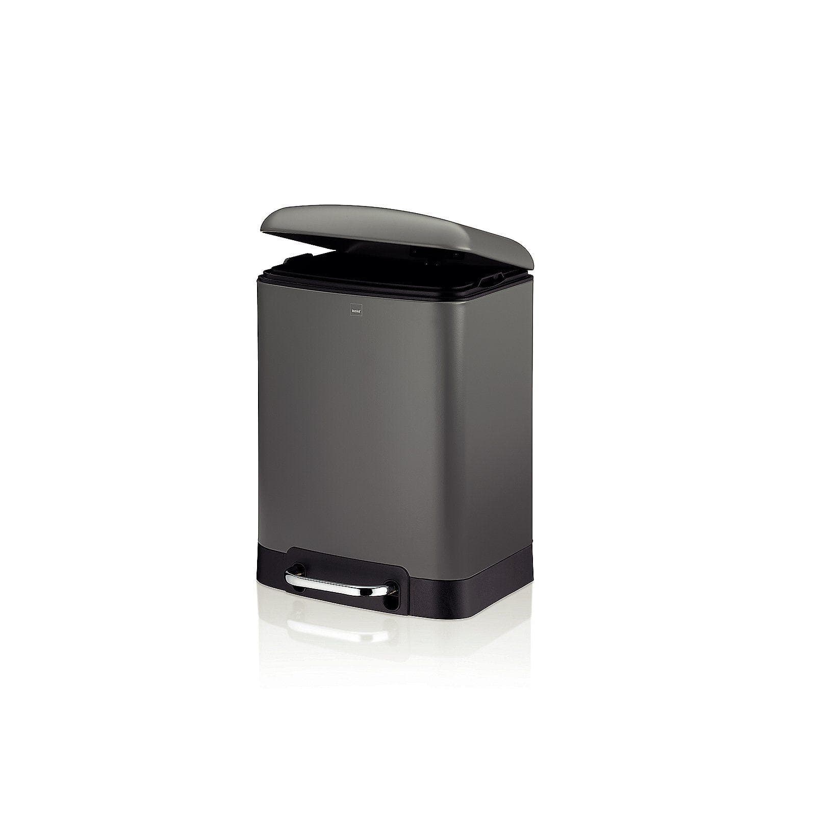 Kosmetikeimer DAVINO Edelstahl Grau 6 Liter