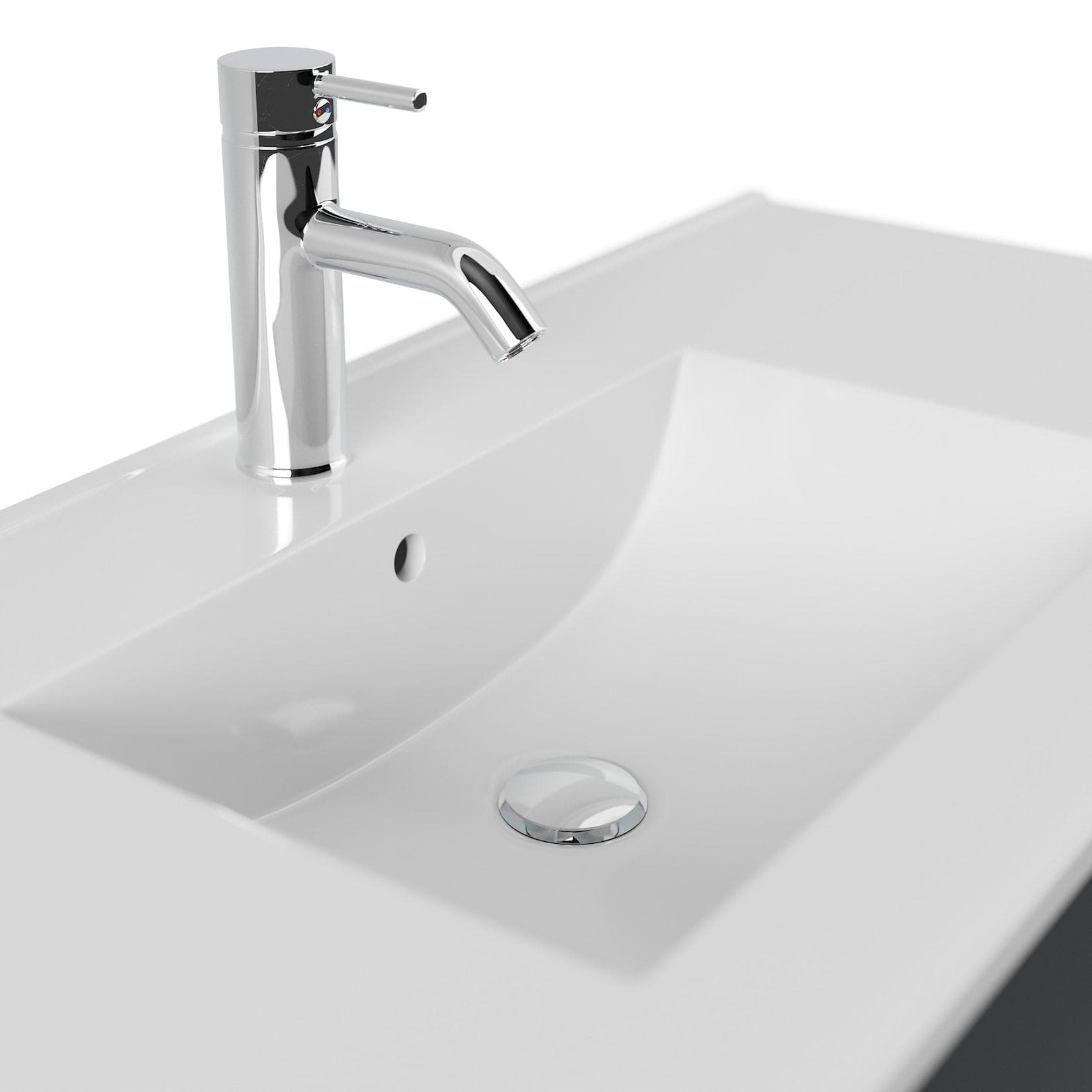 Posseik Badmöbel-Set Homeline 100 Grafit