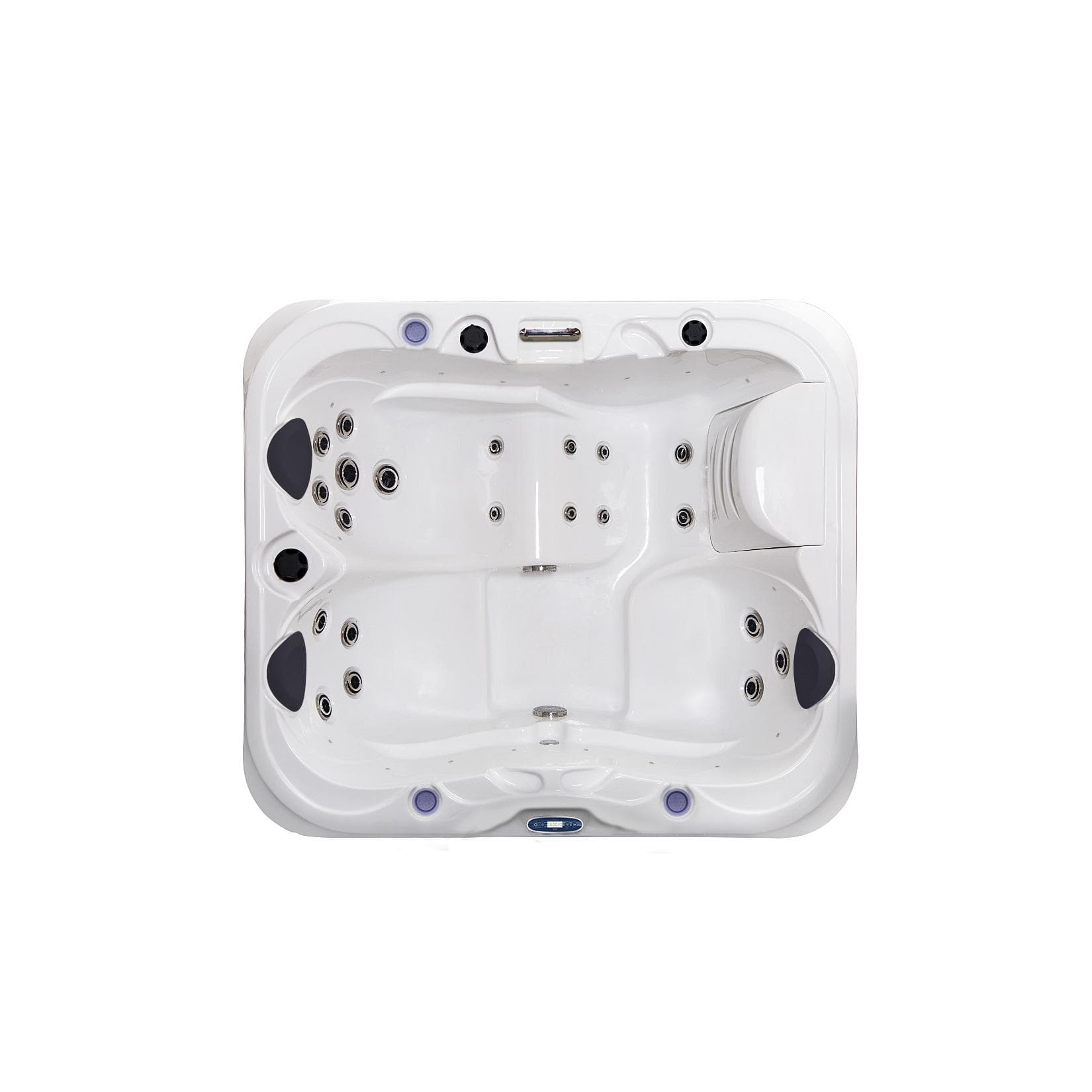 Tronitechnik® Outdoor Whirlpool NISIDA 3 Plätze 21 Düsen LED-Beleuchtung