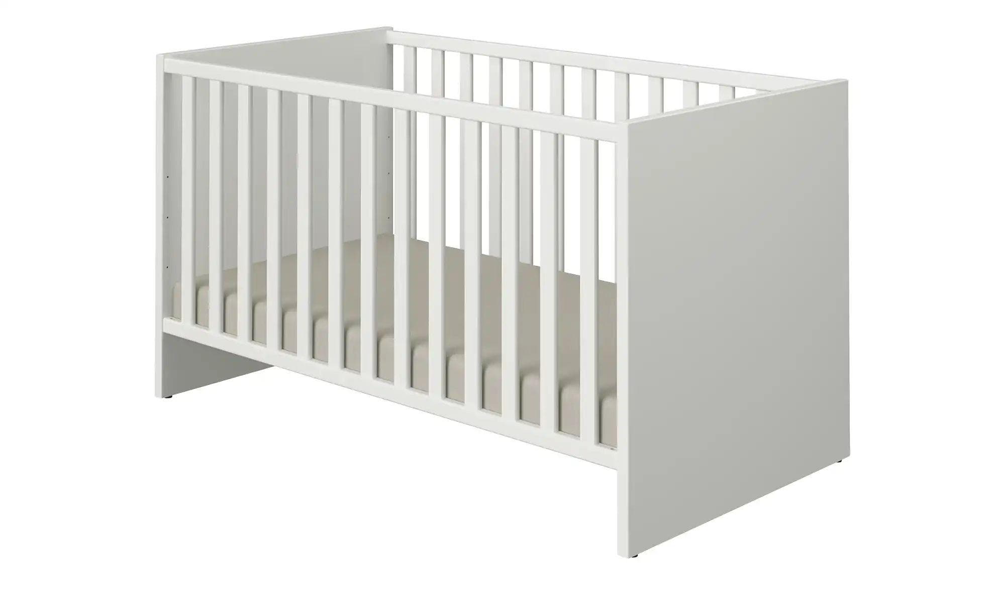 PAIDI Babybett Enie Weiß mit Lattenrost