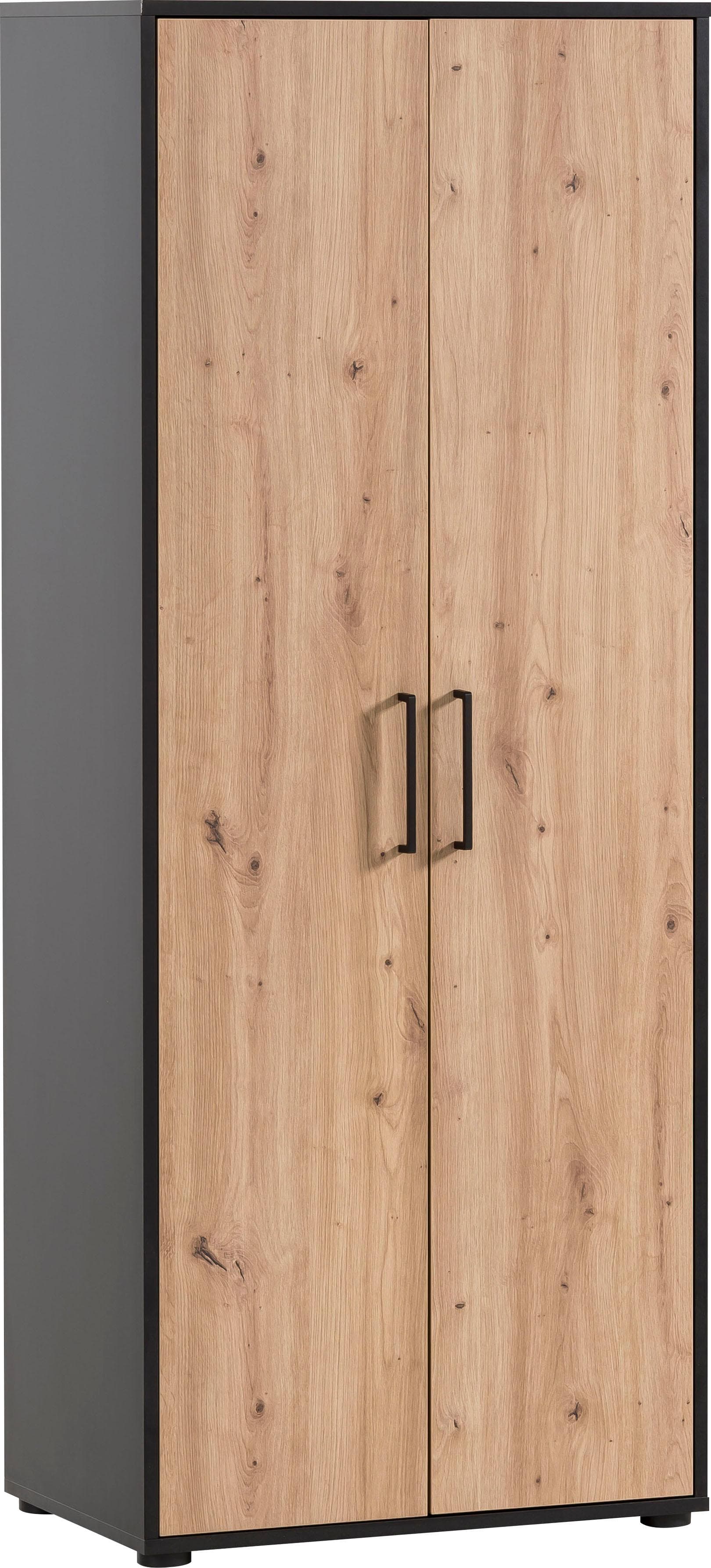 Aktenschrank WELLTIME Aino Schwarz Modern FSC-Zertifiziert