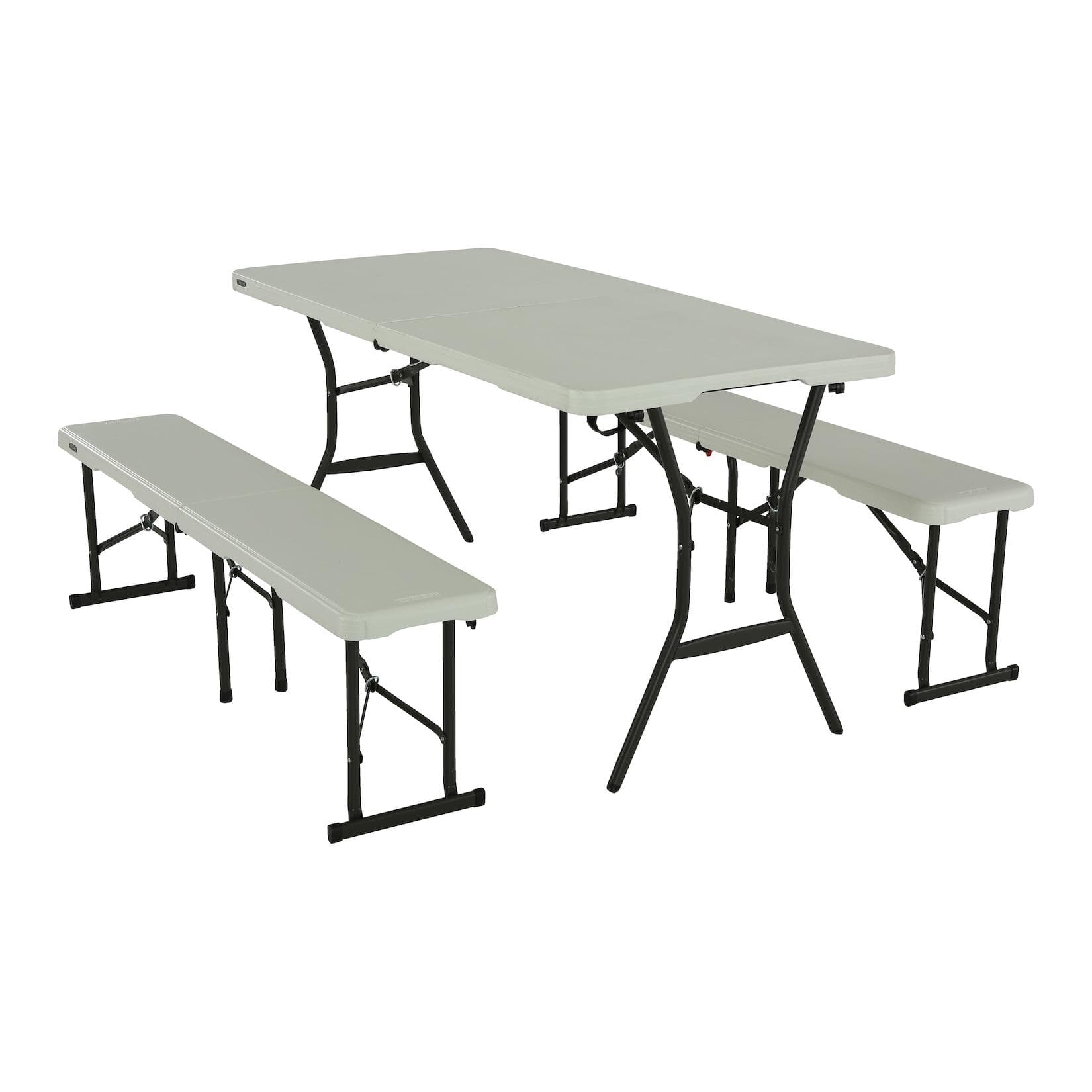 Lifetime Kunststoff Bierzeltgarnitur 3-teilig Weiß