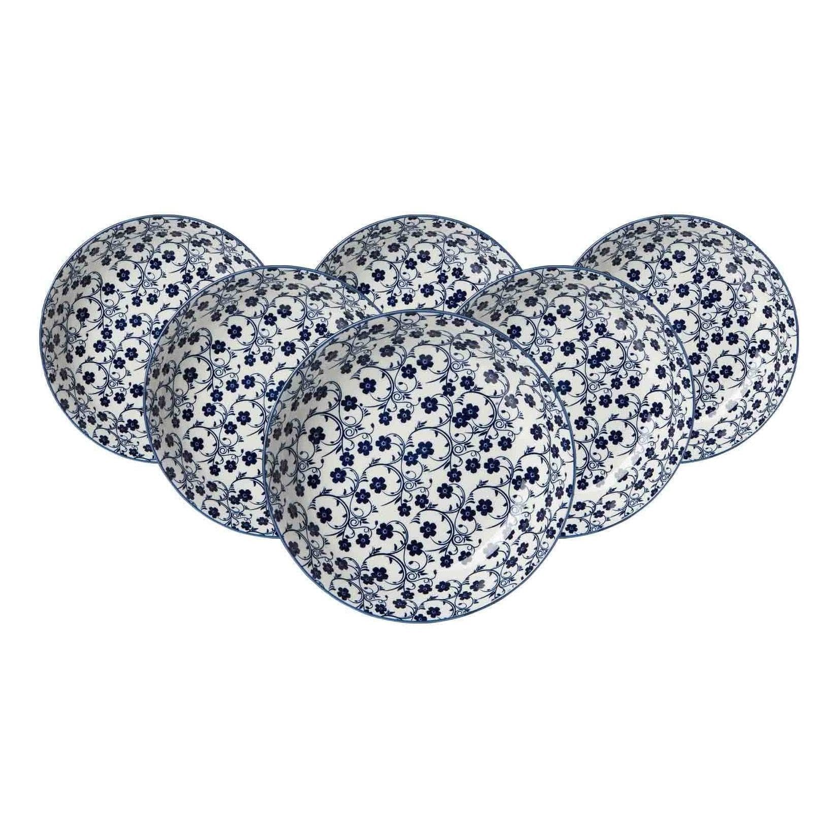 Ritzenhoff & Breker Royal Sakura Suppenteller 6er Set Blau