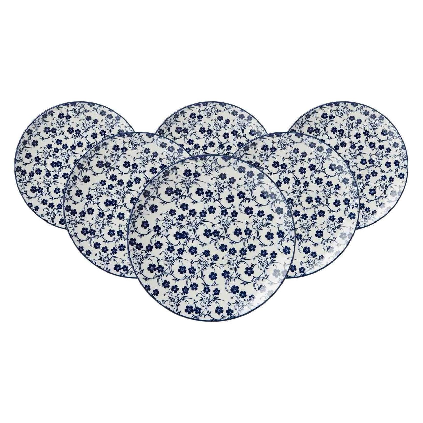Ritzenhoff & Breker Royal Sakura Dessertteller 21,5 cm 6er Set Blau