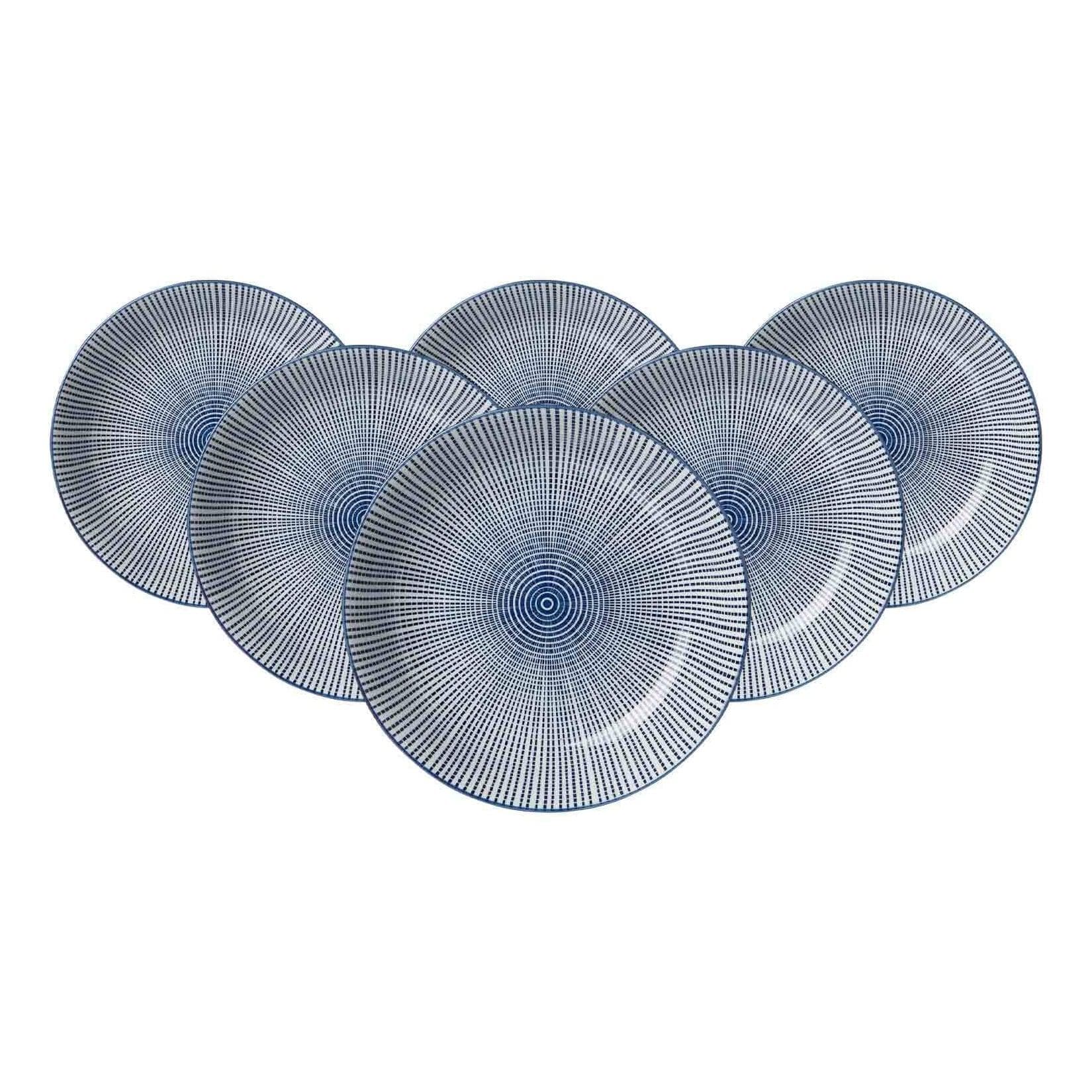 Ritzenhoff & Breker Suppenteller Royal Makoto ø 20,5 cm 6er Set Blau