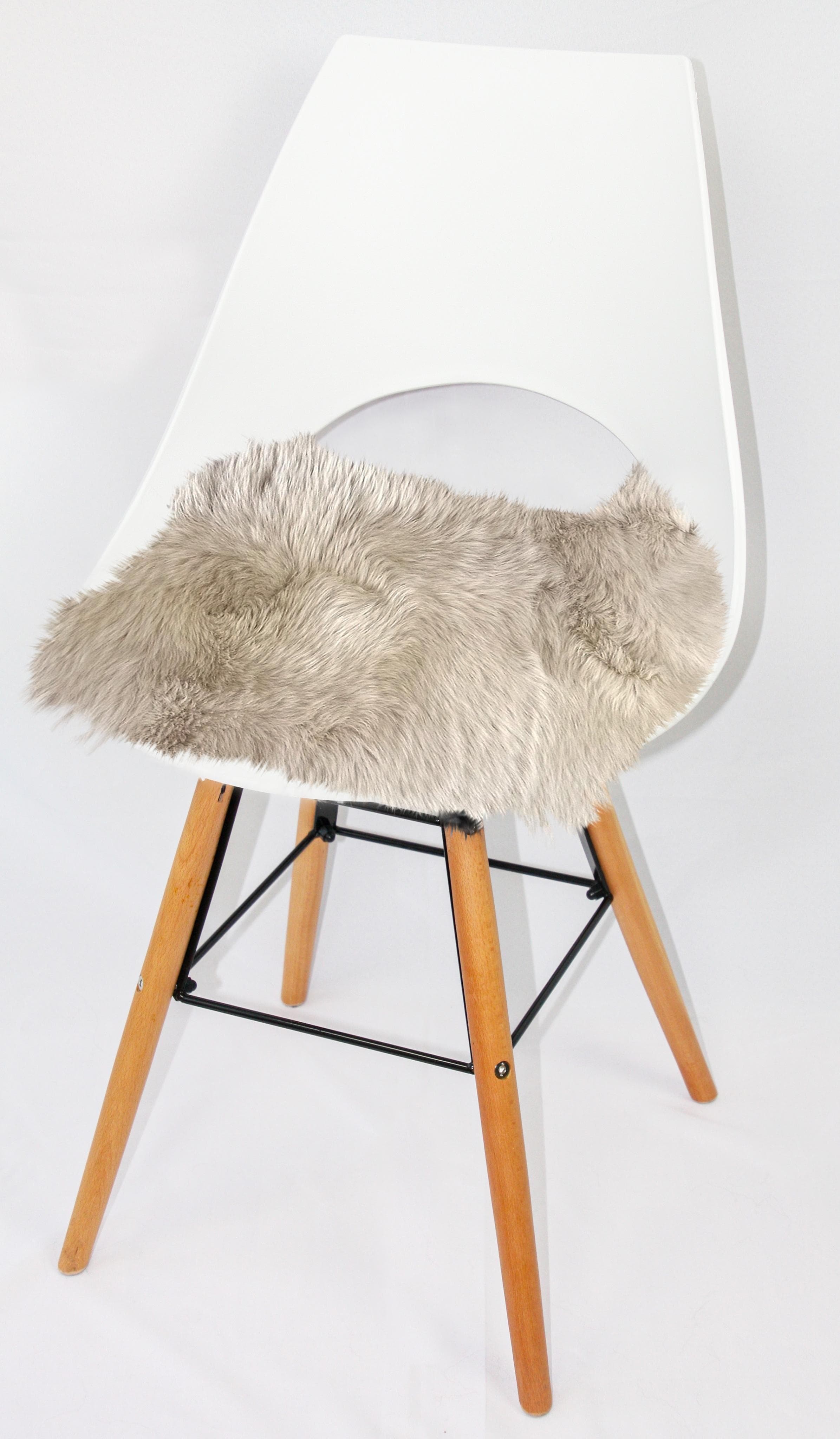 Heitmann Felle Stuhlkissen Lammfell 44x44 cm Beige