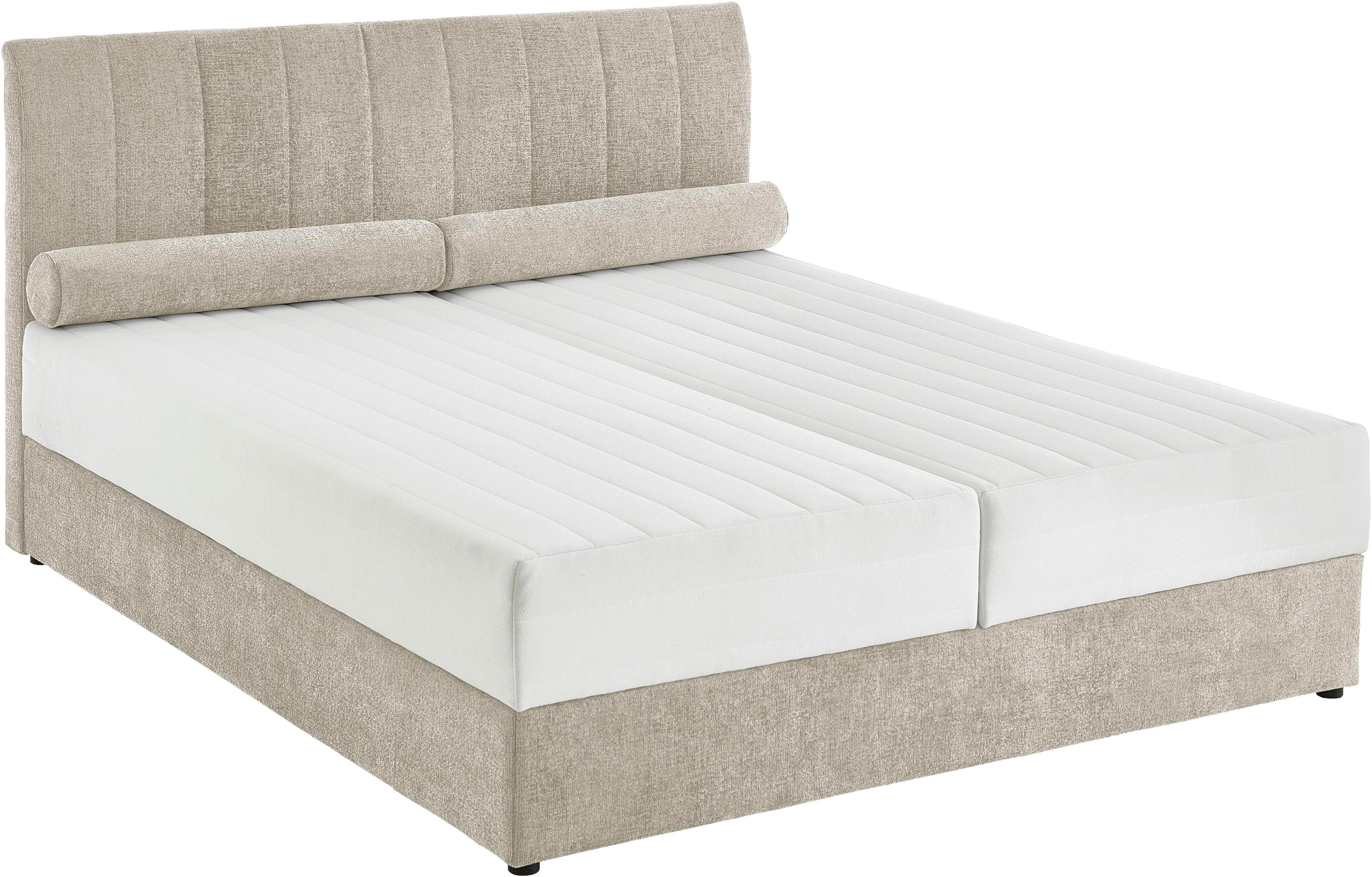 ATLANTIC HOME COLLECTION Boxbett ALISIA Creme mit Bettkasten