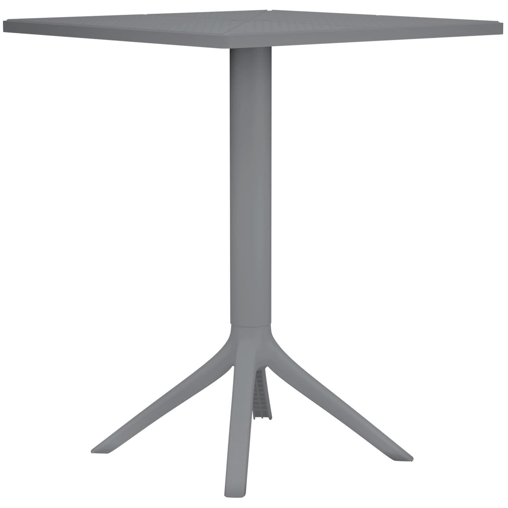 CLP Tisch Nuvela 60 x 60 cm Wetterfester Gartentisch Polypropylen