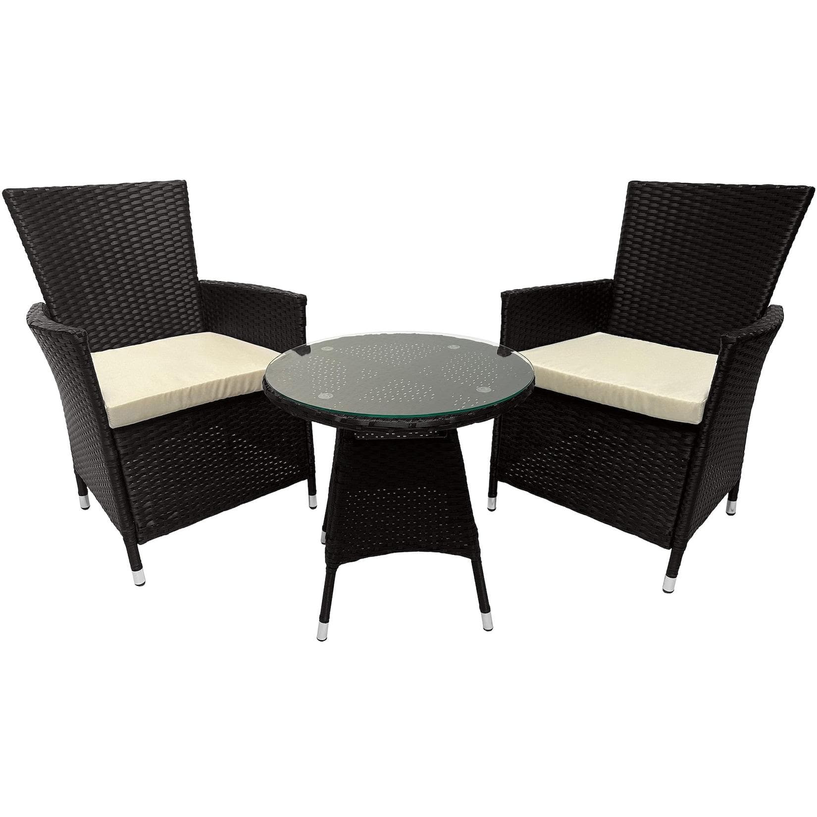 CLP Garten-Essgruppe Fireda 3-teilig Weiß Kunststoff