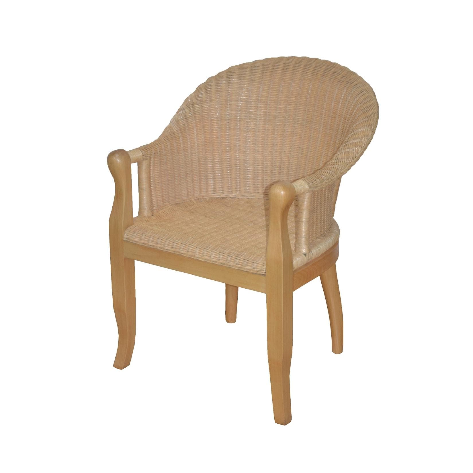 möbel direkt online Rattansessel Berta Handgefertigt Landhausstil