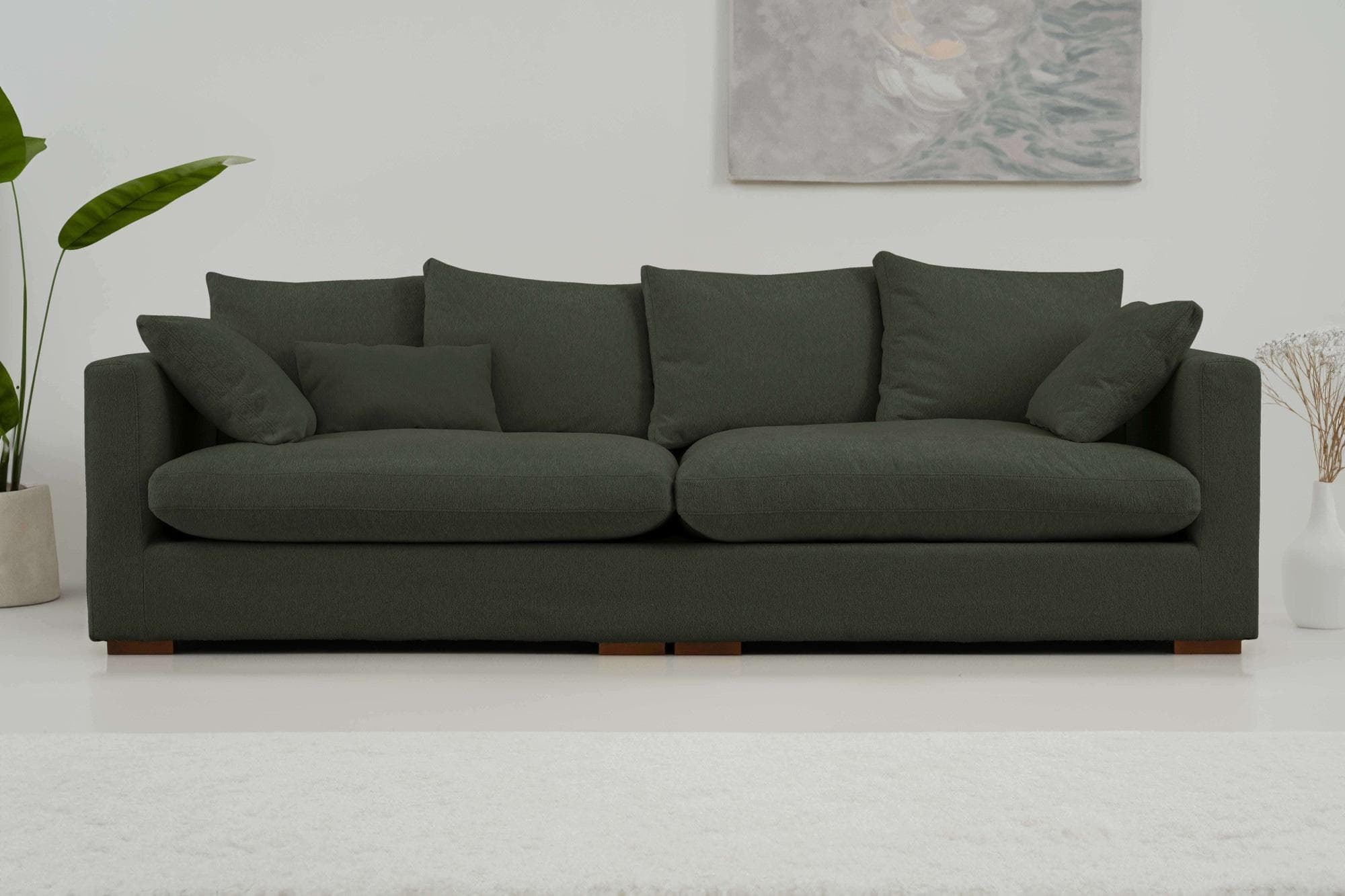 Big-Sofa HOME AFFAIRE Coray Grün Extra Weich