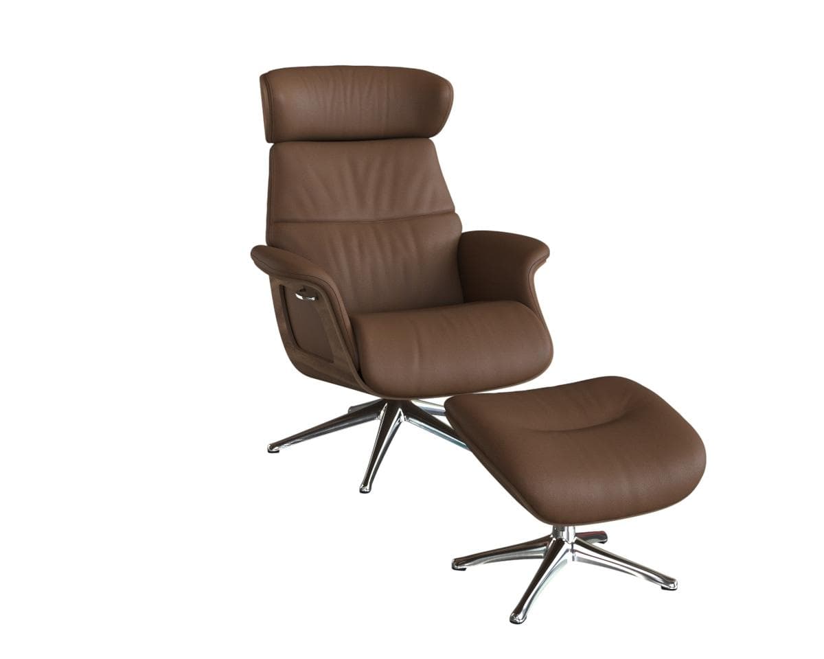 Flexlux Relaxsessel Clement mit Airchannels und Echtleder