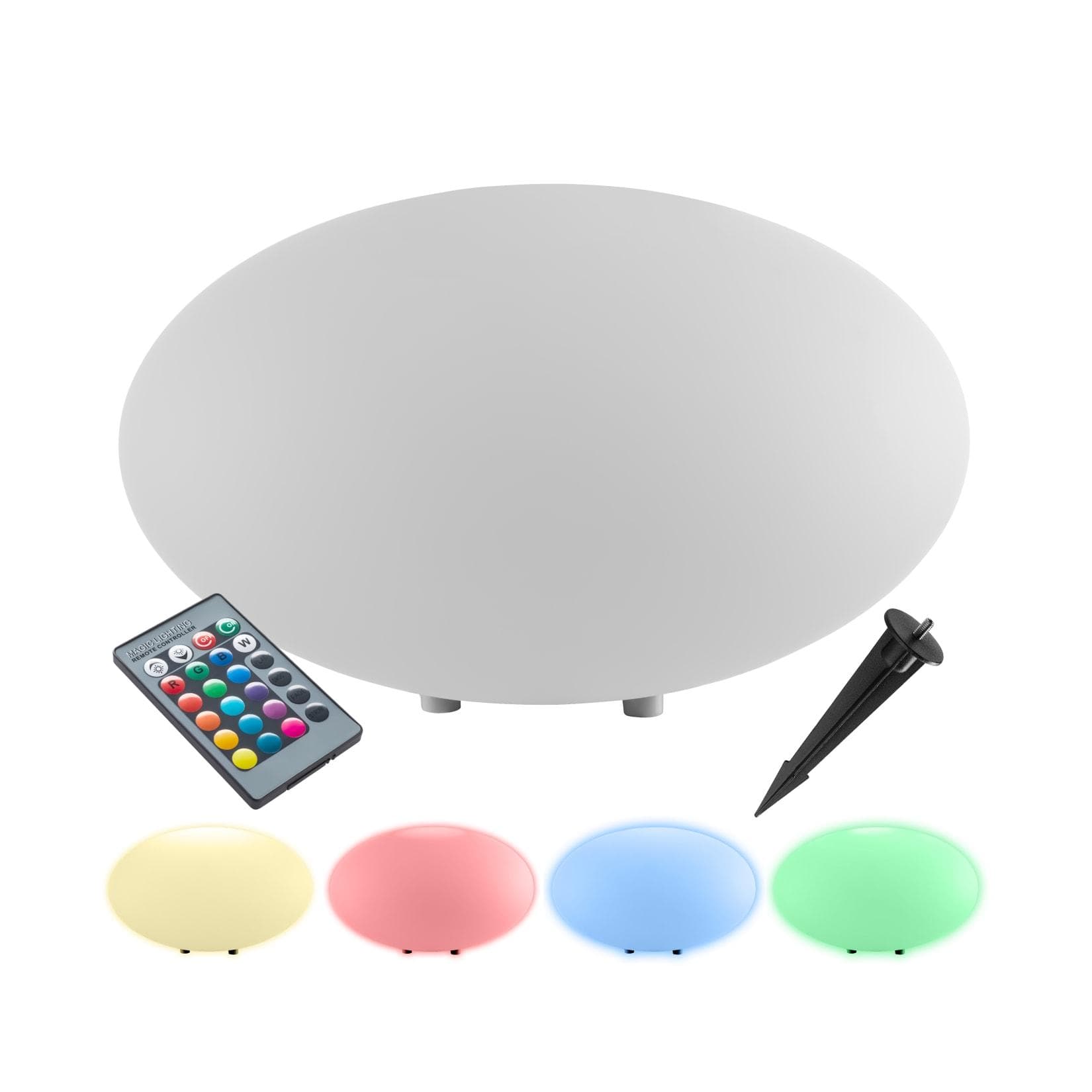 TECTAKE LED Gartenleuchte Kugelleuchte Luminous Eye