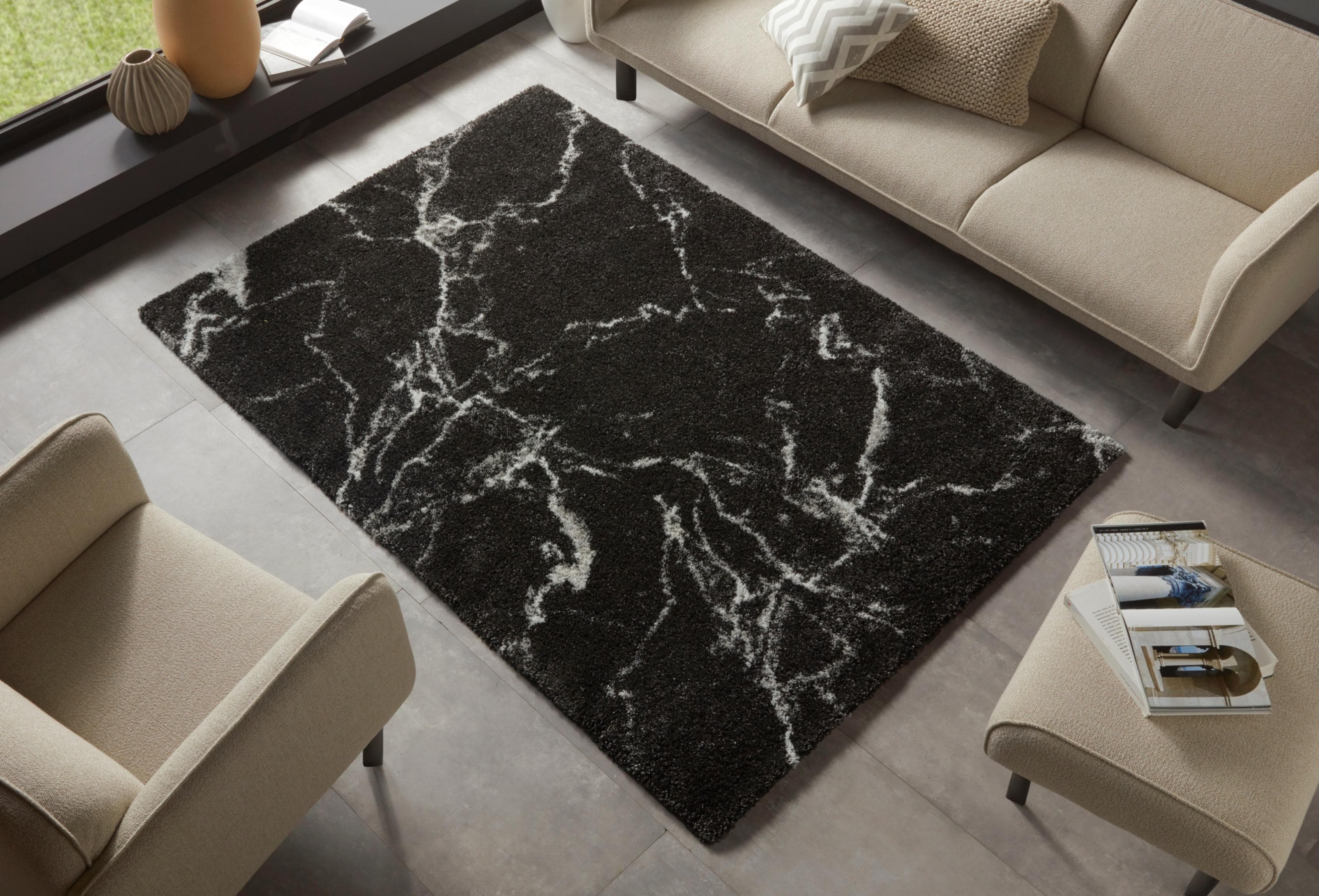 HANSE Home Hochflor-Teppich MAYRIN Rechteckig