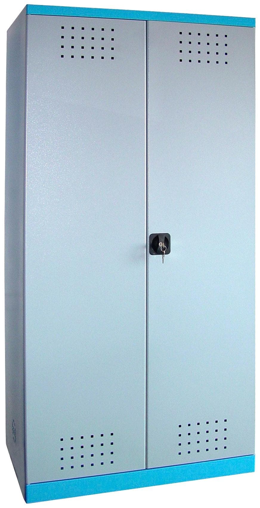 Güde Garten-Geräteschrank UMWELTSCHRANK Typ II Grau Stahl