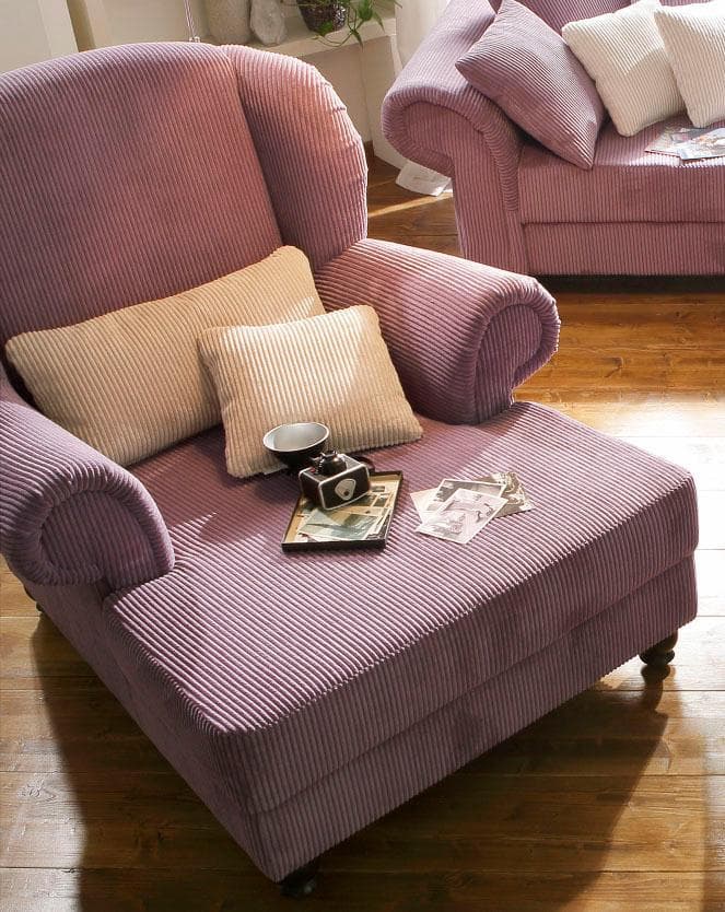 Home Affaire King Henry XXL-Sessel Lavendel Samtcord