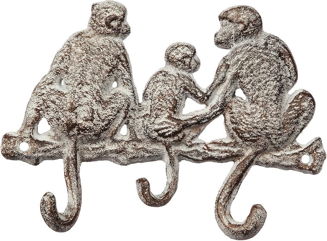 Ambiente Haus Gusseiserne Affenhakenleiste - Vielseitig für Küche & Bad
