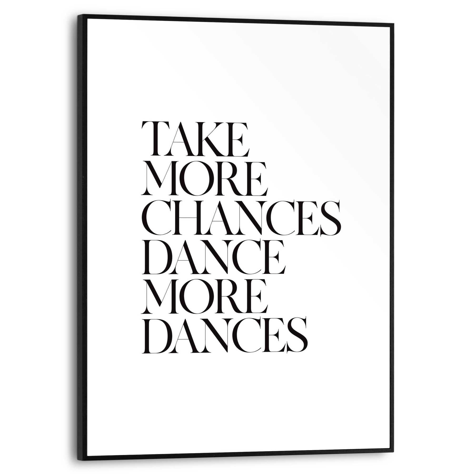 Poster REINDERS "More Dances" Schwarz-Weiß