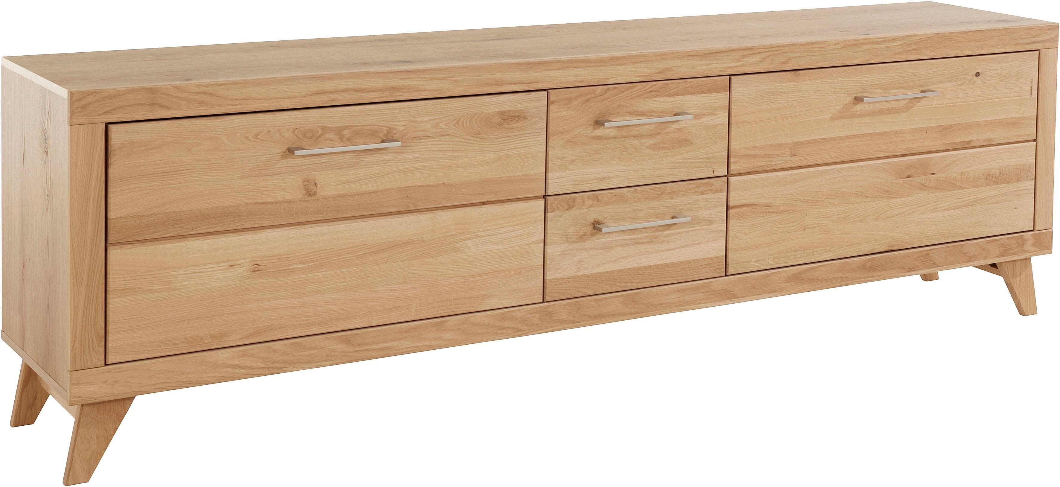 VOGL Lowboard 211cm Eiche Massivholzfront Softclose