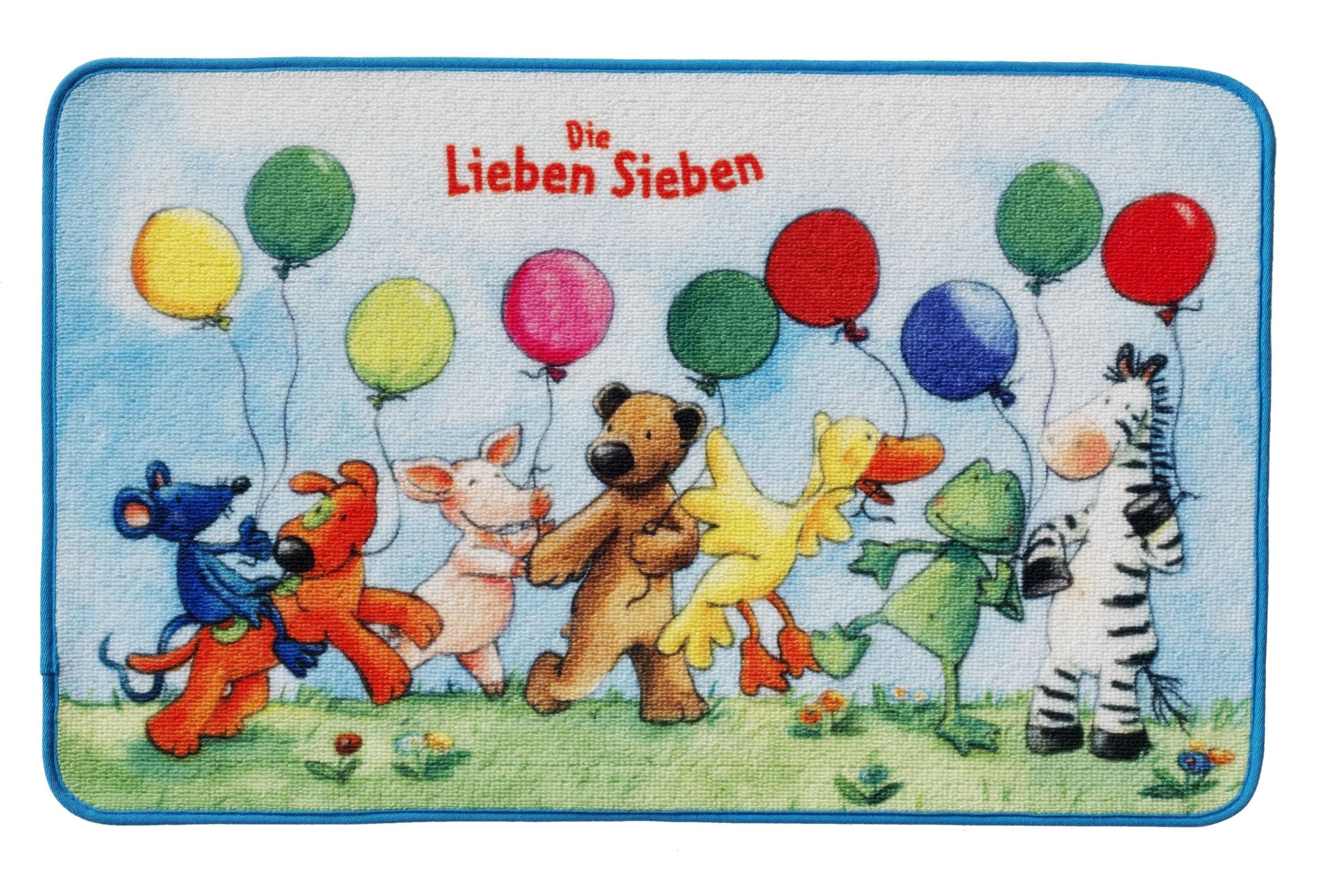 Die Lieben Sieben Fußmatte LS-204: Rutschhemmend für Kinderzimmer