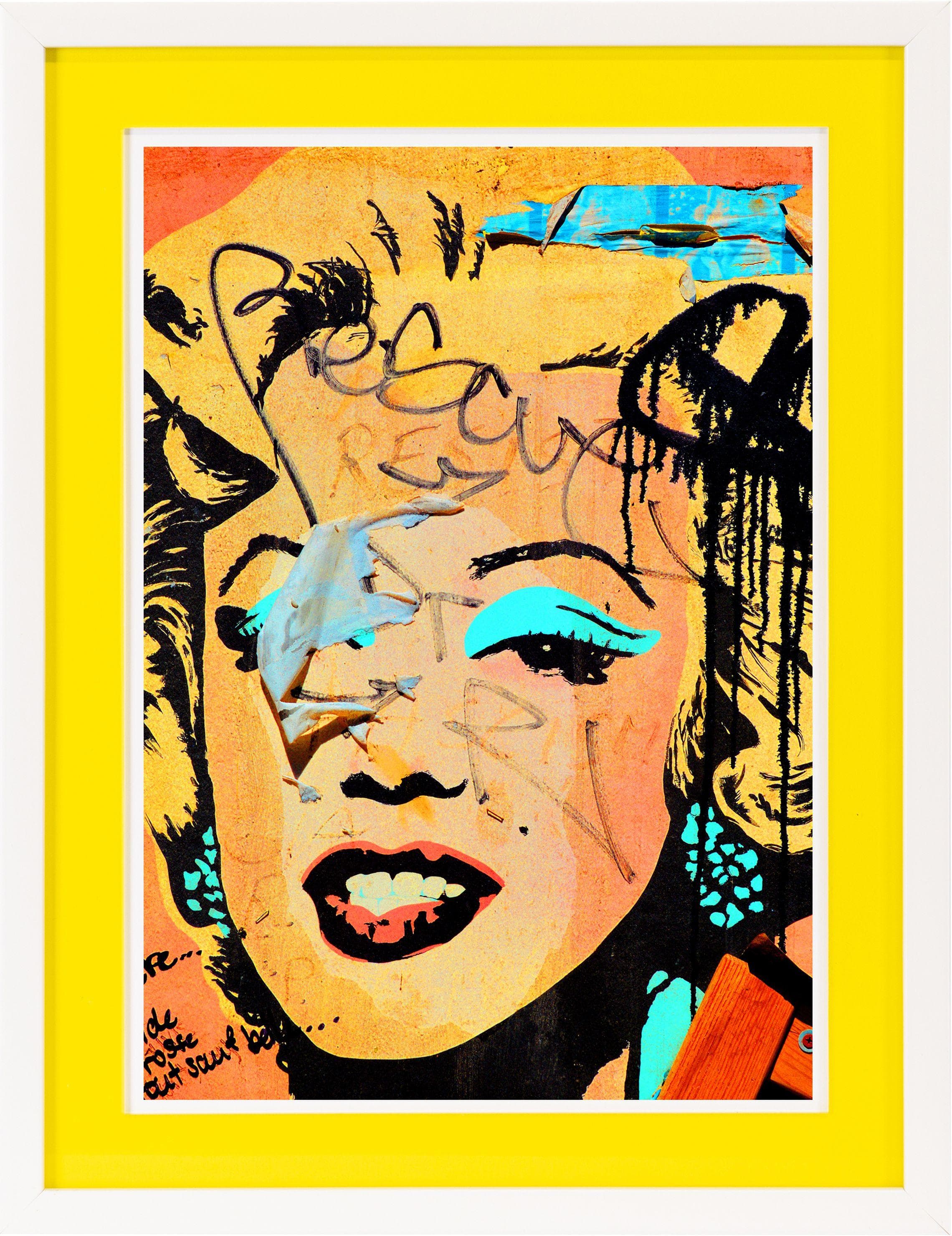 Kunstdruck Neon Passepartout von queence