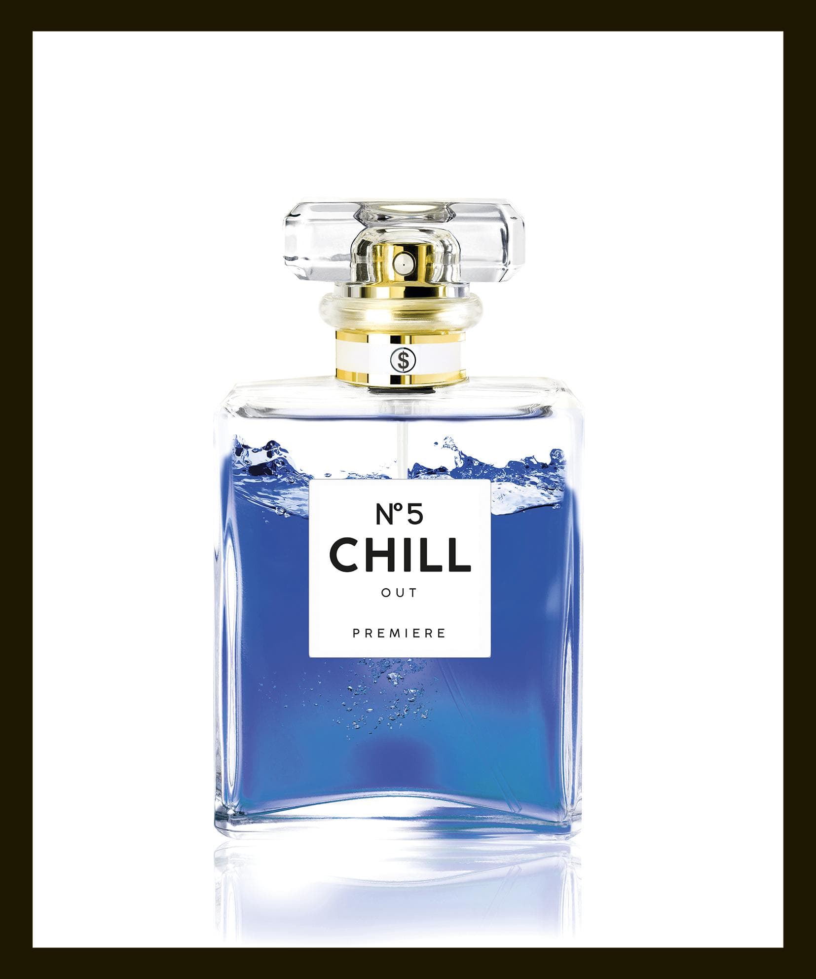 Kunstdruck Parfum Bottle von queence