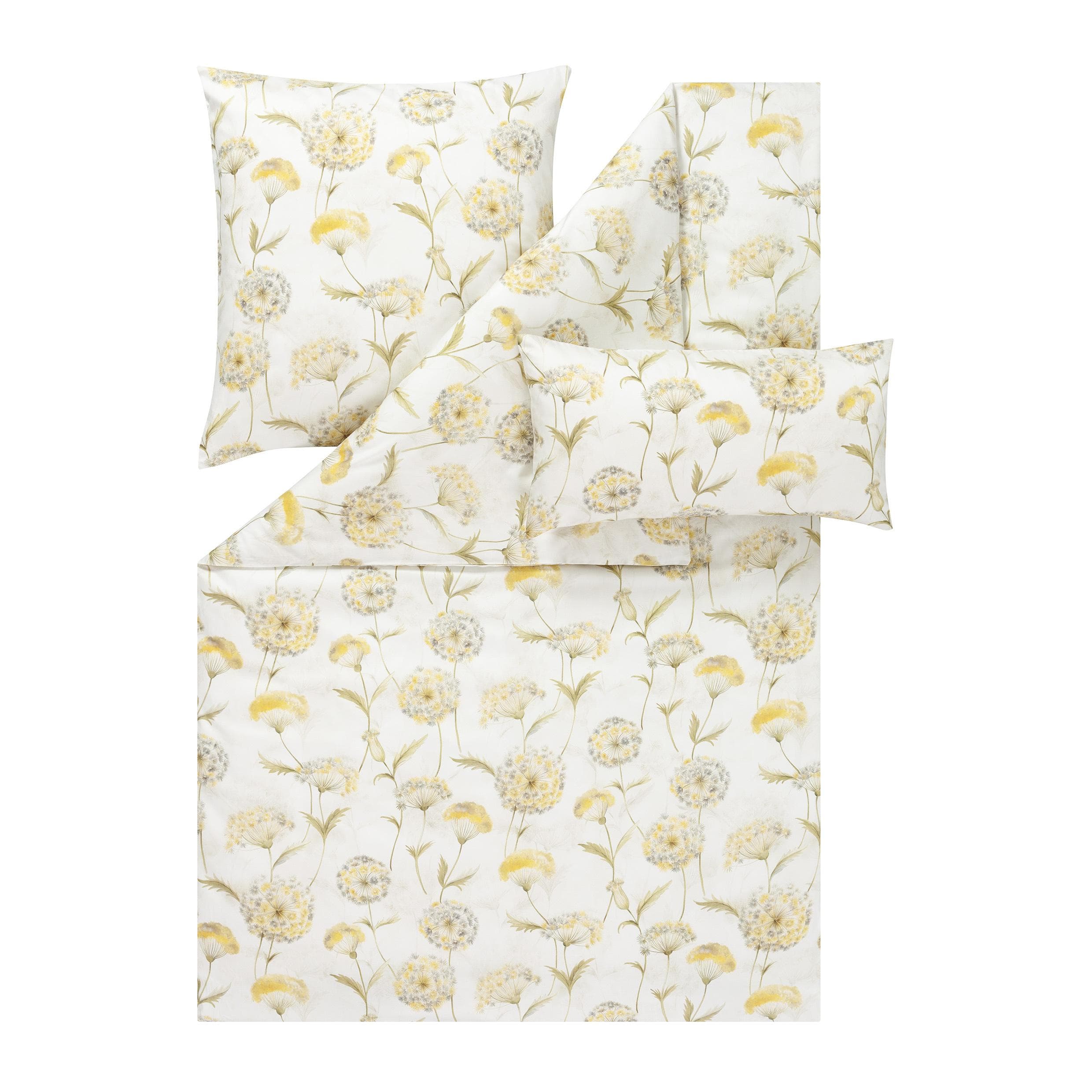 Estella Bettwäsche Beige Gelb Mako-Satin S0LDH0HW