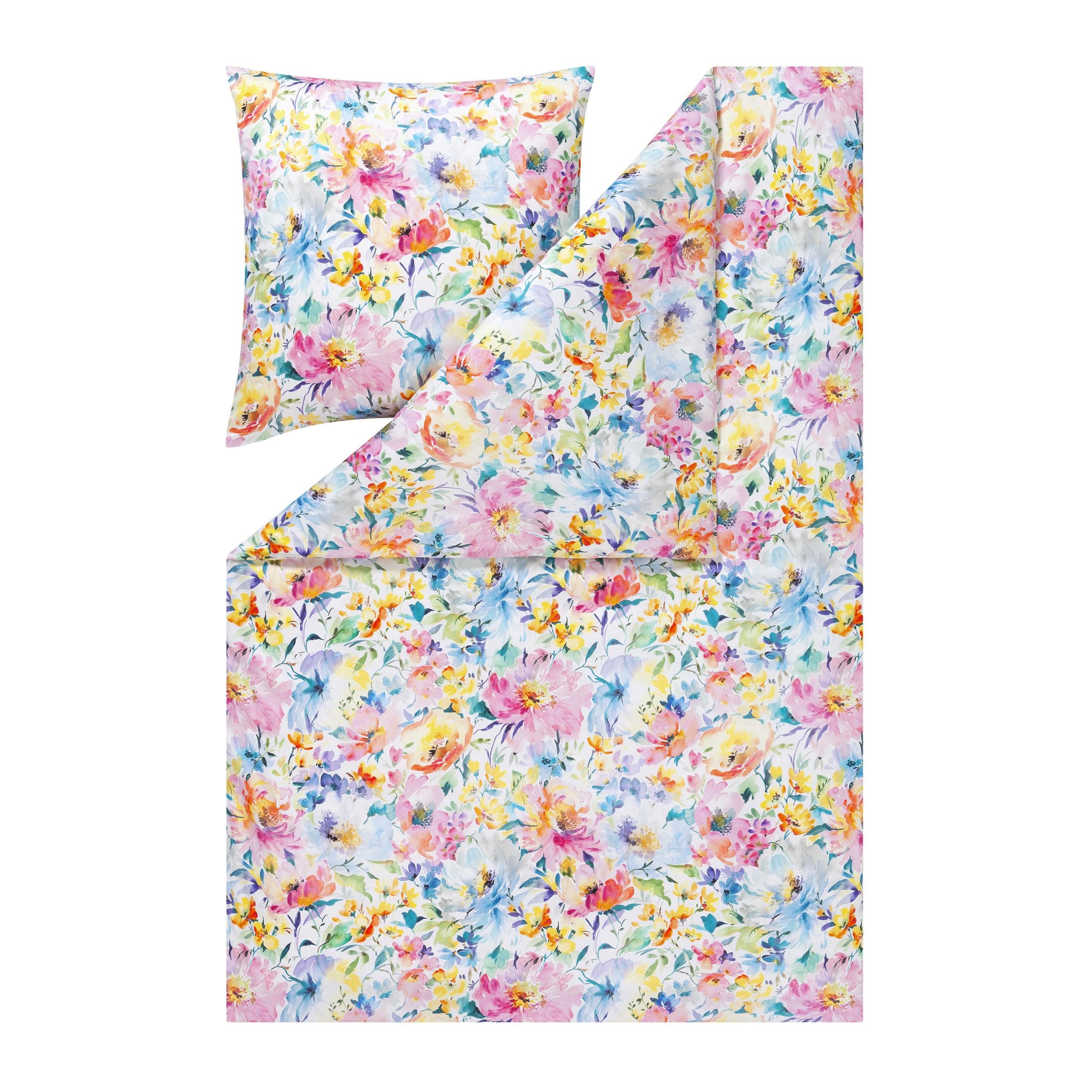 Estella Bettwäsche Alanis Mako-Satin Bunt