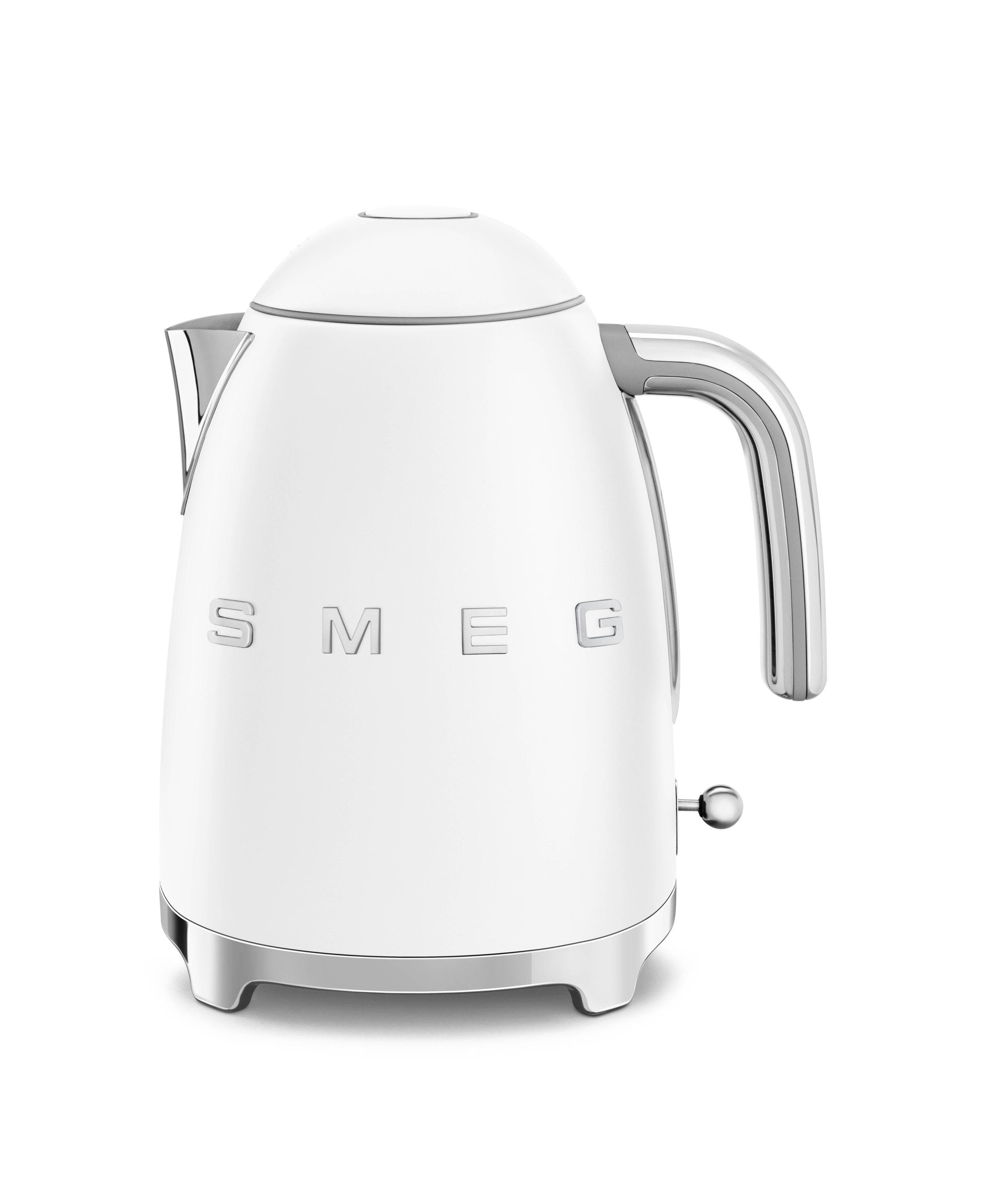 Smeg Wasserkocher Weiß matt 1,70 Liter 2400 Watt