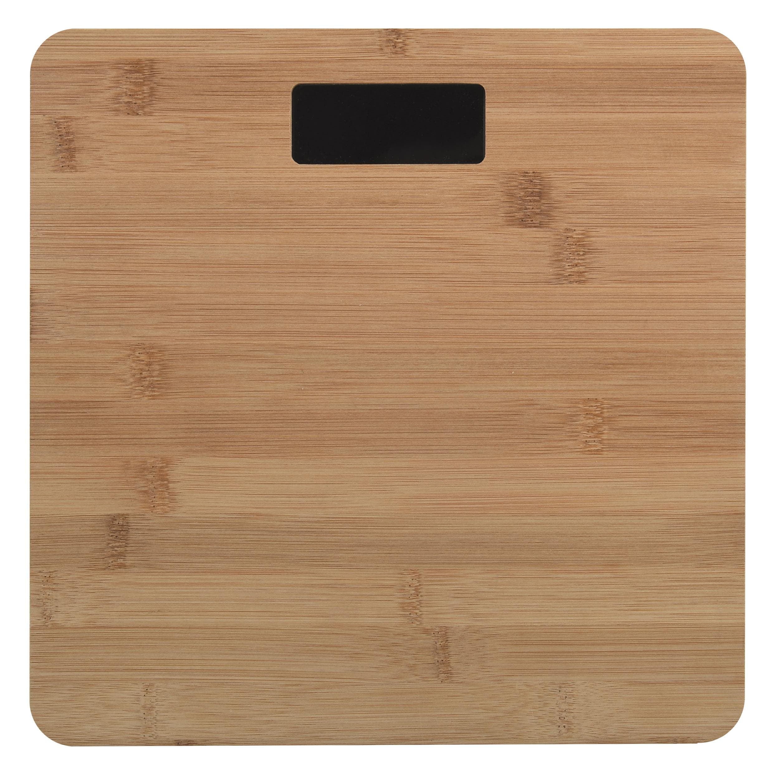 Personenwaage Braun Bambus