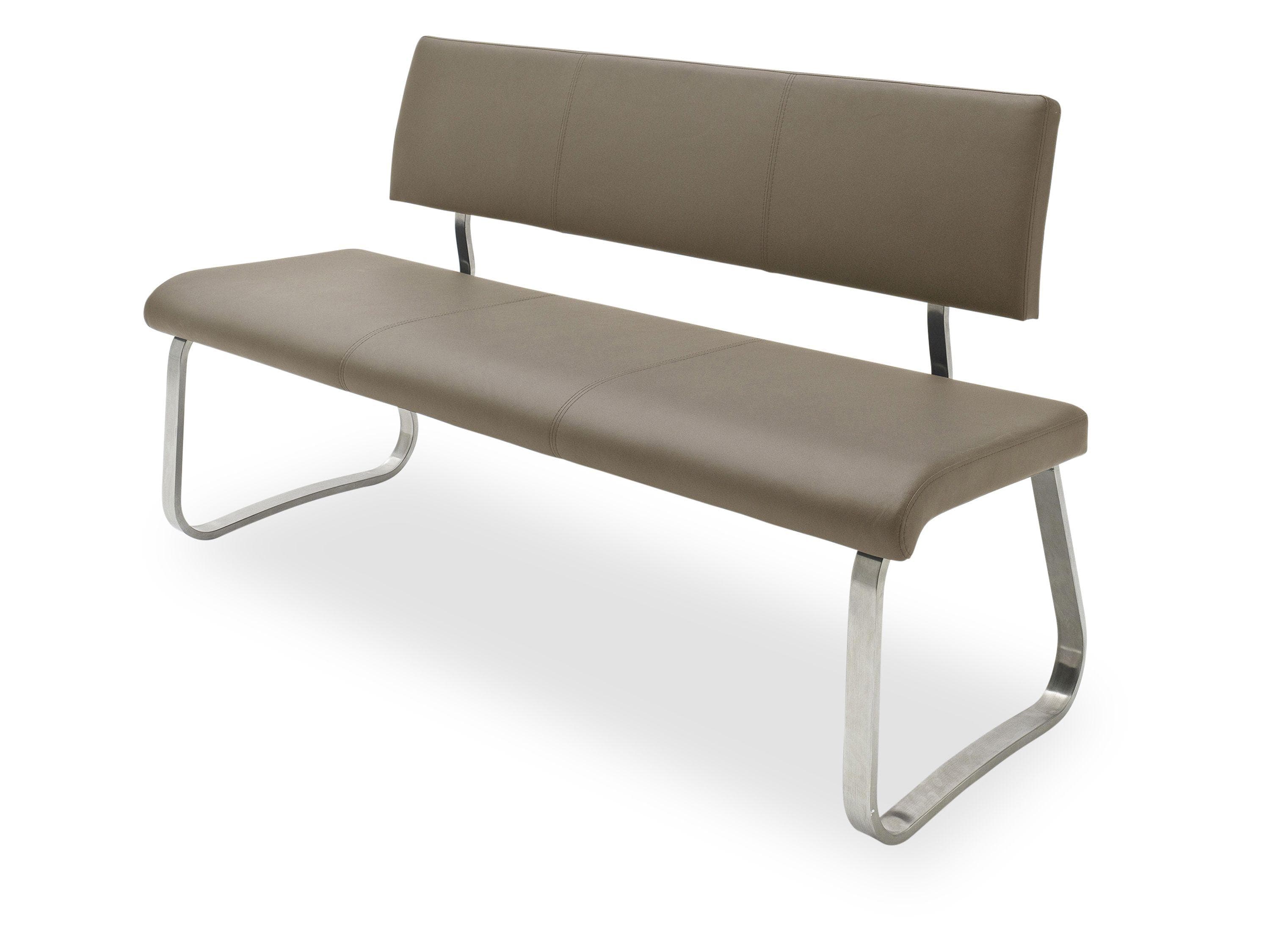 Echtleder-Sitzbank Arco bis 280 kg belastbar