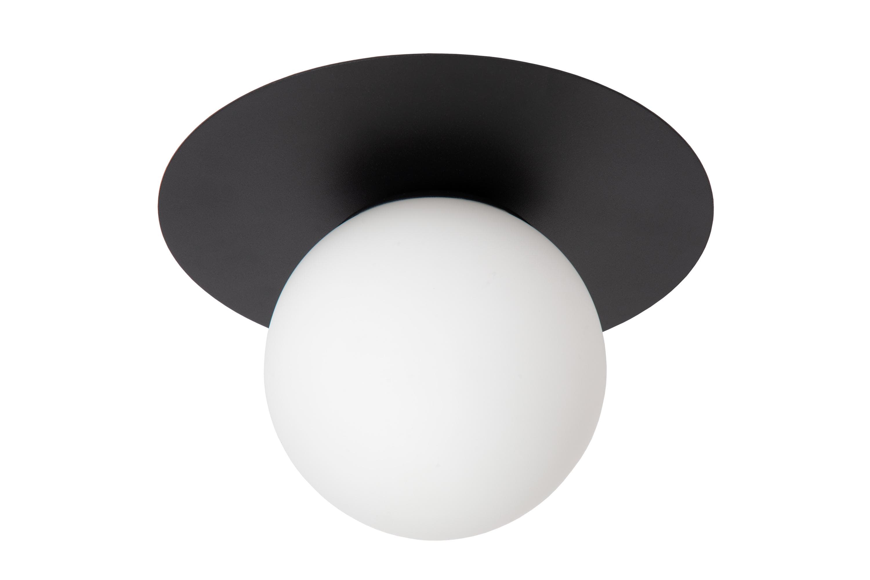 Lucide Deckenleuchte TRICIA Schwarz - Design aus Glas und Metall, Dimmbar