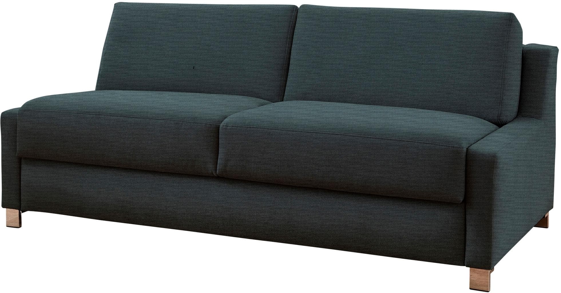 Schlafsofa BALI Viola Rauchblau Ausziehbar 140x200cm