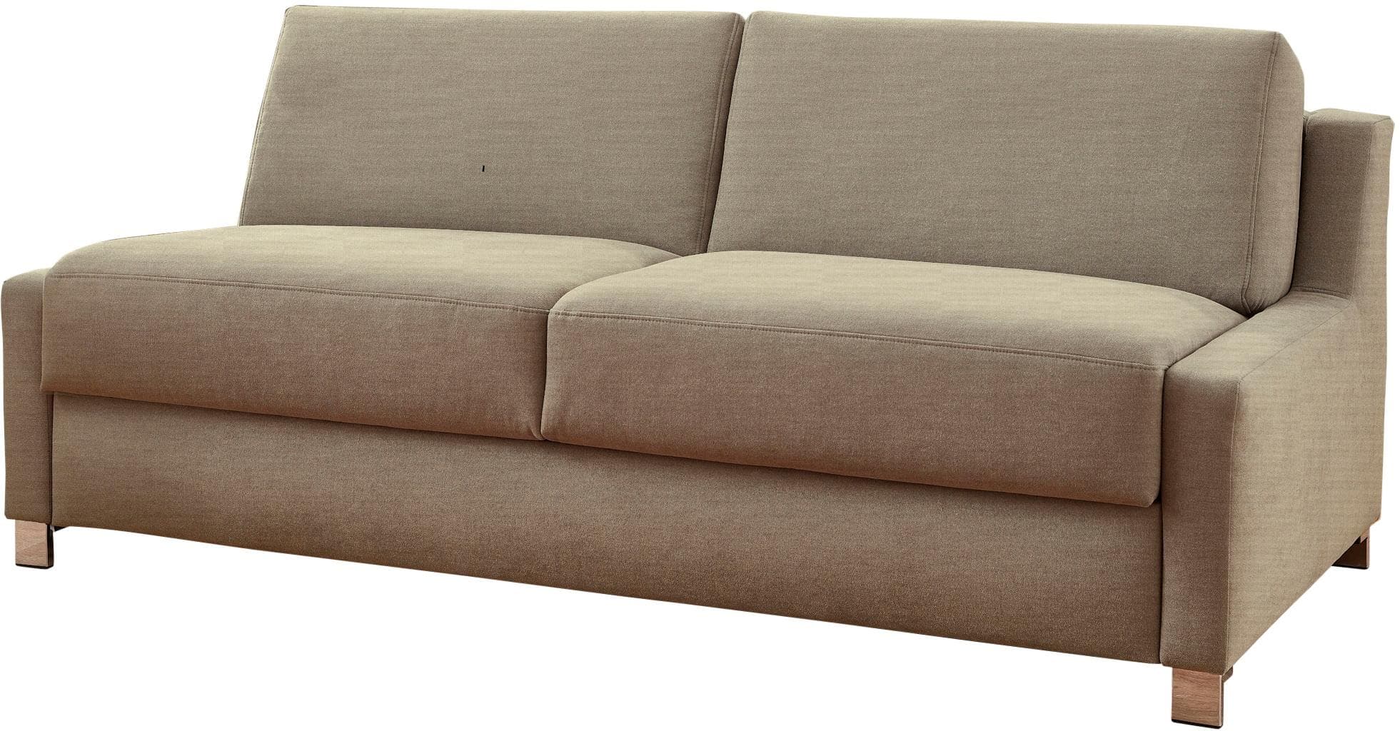 Schlafsofa BALI Viola Beige mit Ergoflex Lattenrost und Gelschaummatratze