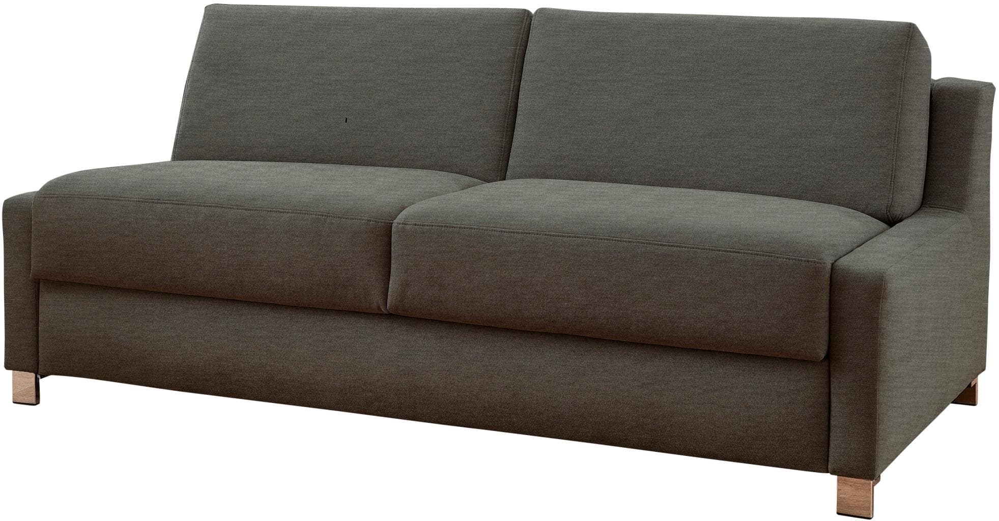 Schlafsofa BALI Viola Grau mit Ergoflex Lattenrost