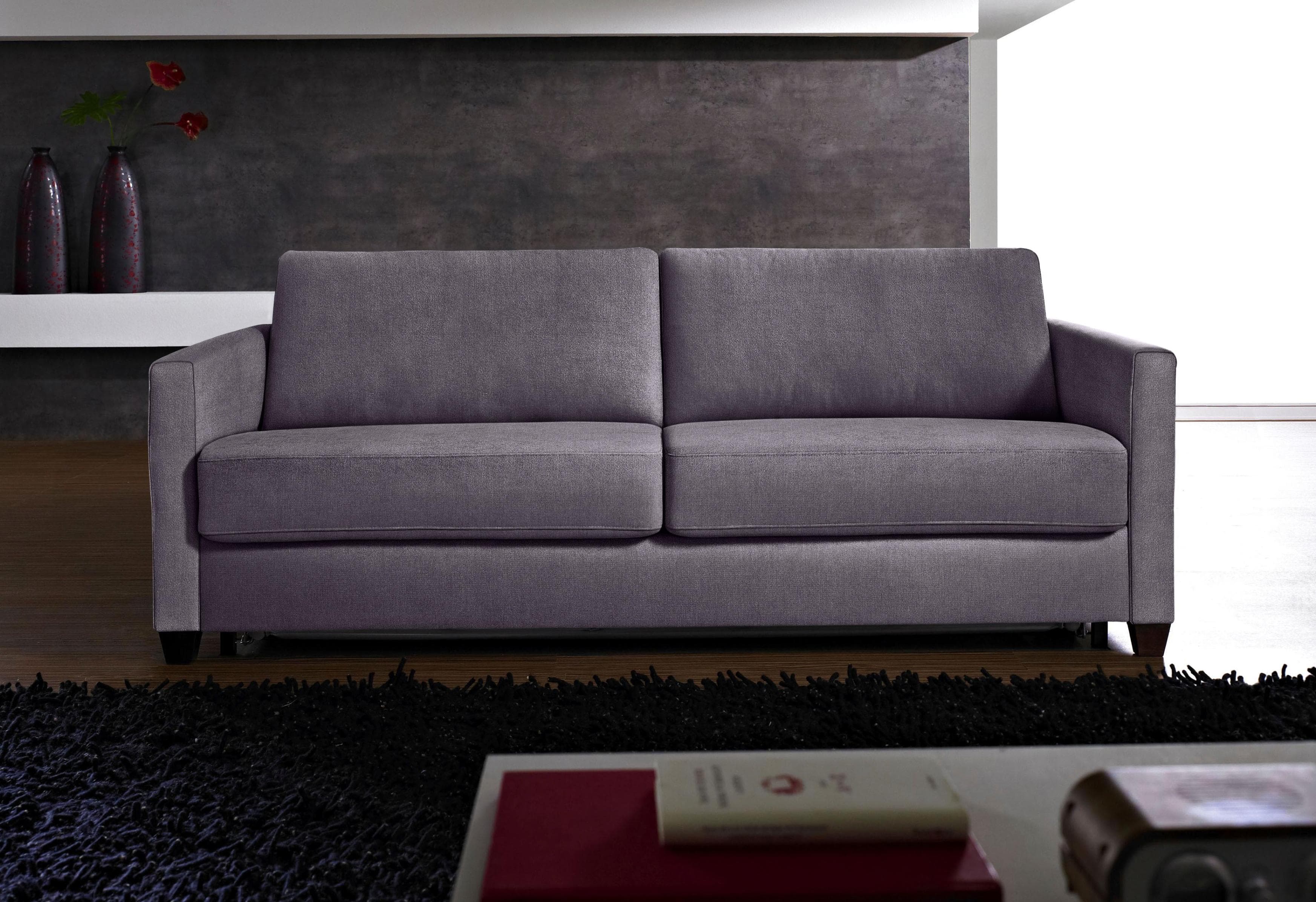 Schlafsofa BALI Norwalk Grau mit Liegefläche 140x200 cm